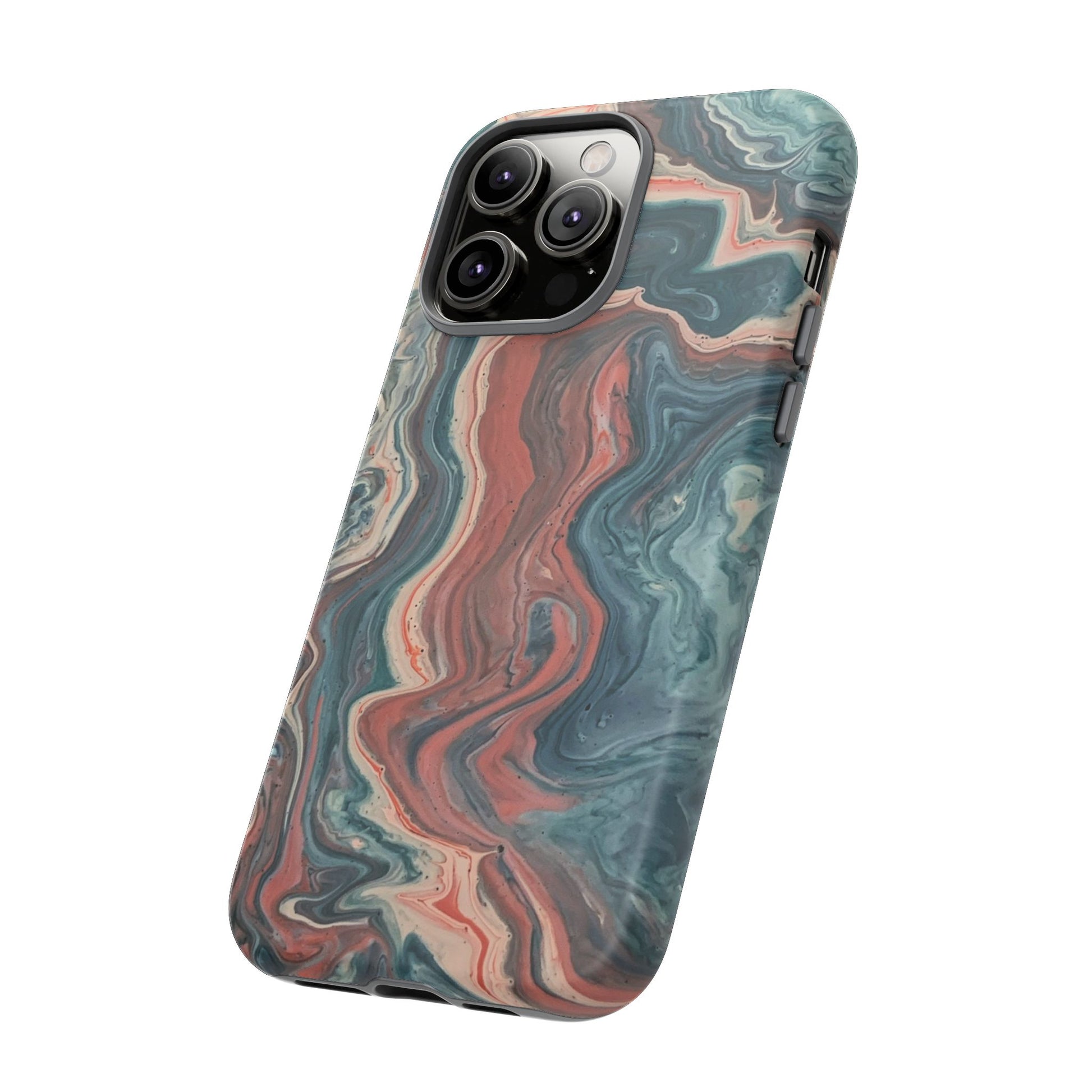 Artistic Phone Case, Tough Cases for Stylish Protection, Marble Design, Trendy Gift for Phone Lovers, Unique Cell Phone Accessory - FORMO