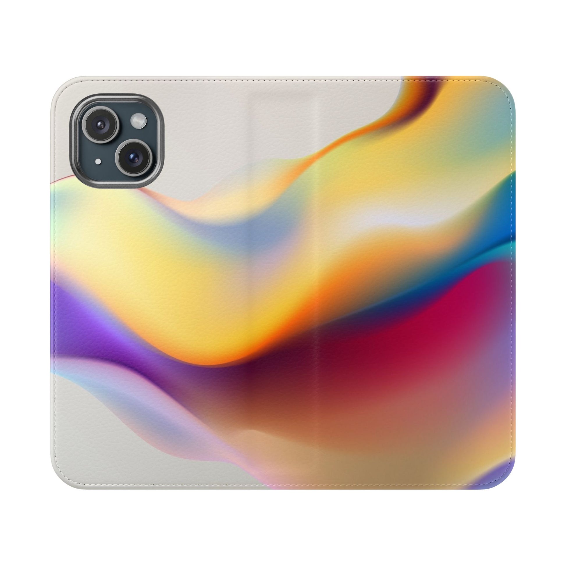 Abstract Gradient Wave Phone Wallet Case (iPhone & Samsung Compatible) - FORMO