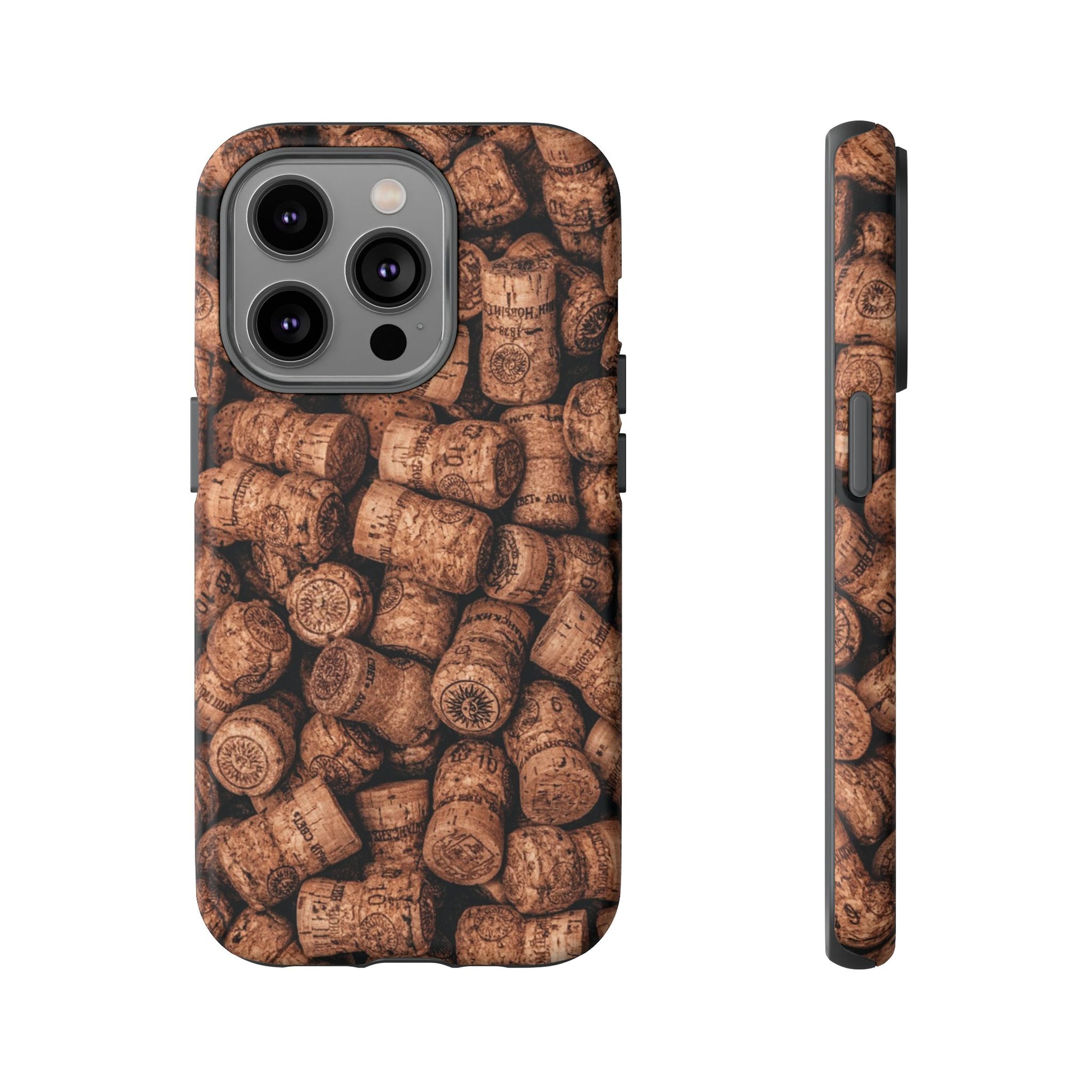 Cork Pattern Phone Case - Eco-Friendly, Vintage Style, Rustic Gifts for Wine Lovers, Housewarming, Birthday, Unique Gift - FORMO