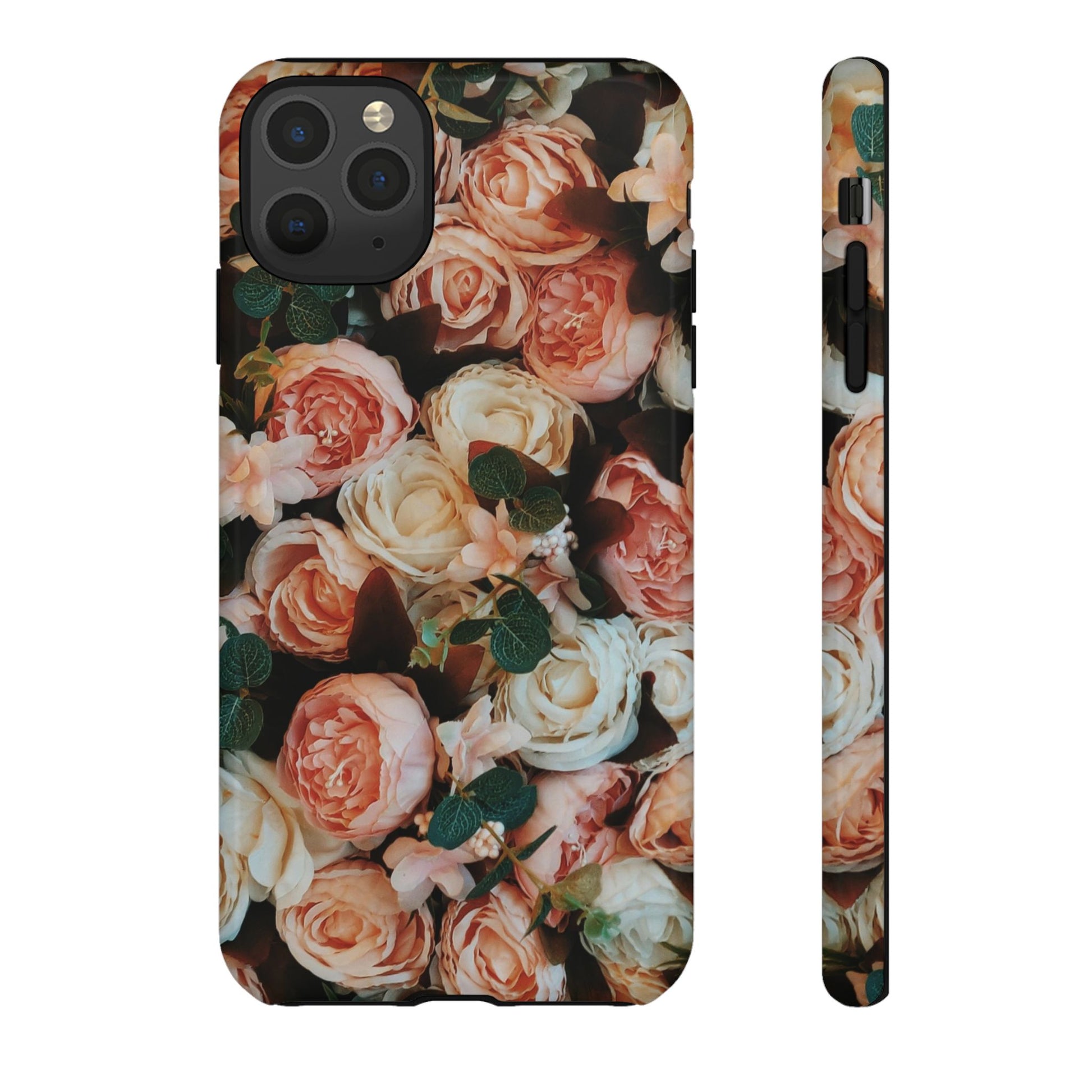 Floral Phone Case - Tough Cases, Rose Design, Floral Protection, Gift for Her, Cute Mobile Cover, Eco-Friendly Case - FORMO