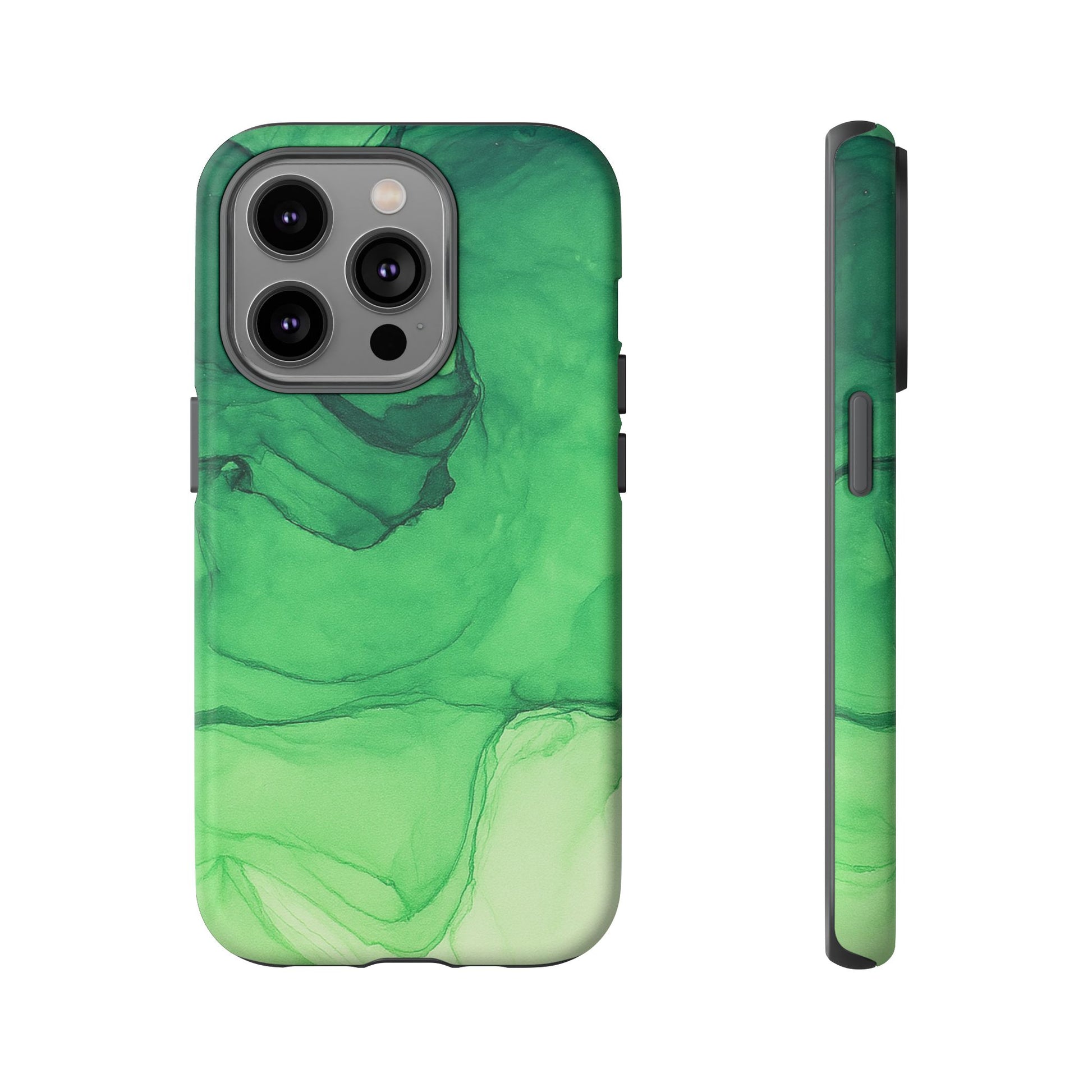 Stylish Phone Case for Nature Lovers, Tough Cases, Green Marble Design, Organic Aesthetic, Unique Gift, Eco-friendly Accessories