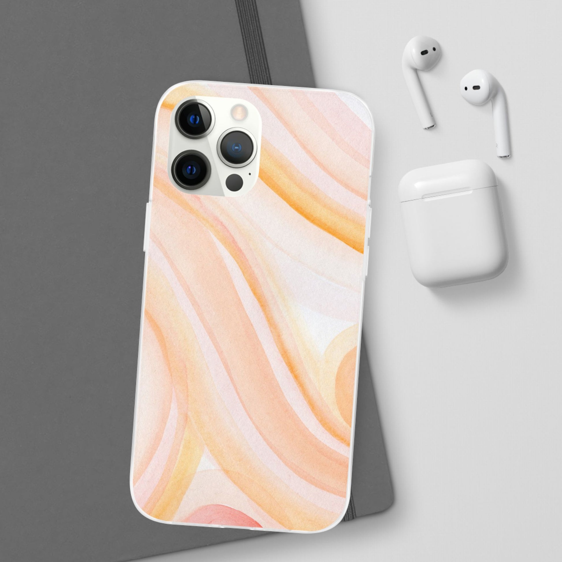 Aesthetic Phone Case, Soft Pastel Flexible Cover, Trendy Mobile Accessories, Gift for Her, Cute Phone Protection - FORMO
