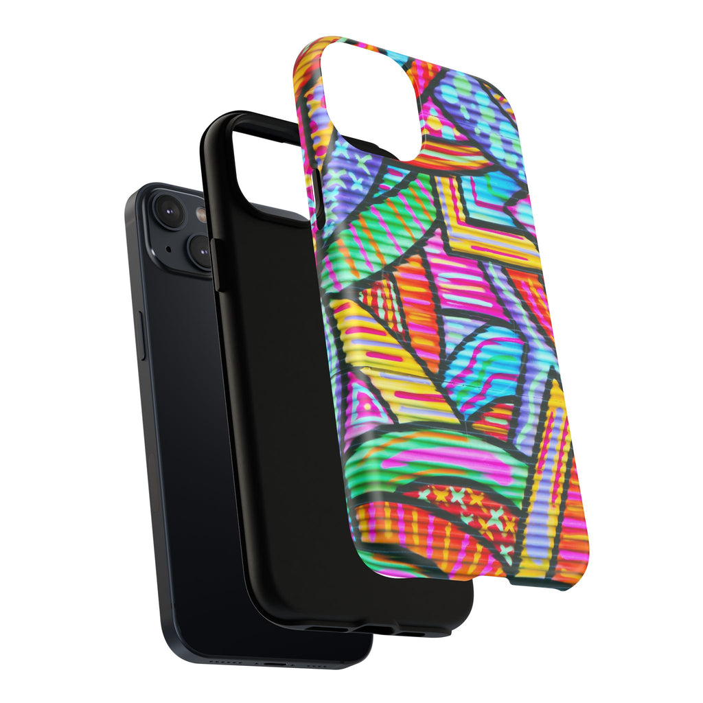 Vibrant Tough Magnetic Phone Case, Colorful Phone Cover, Artistic Mobile Protection, Unique Gift for Tech Lovers, Phone Accessories - FORMO