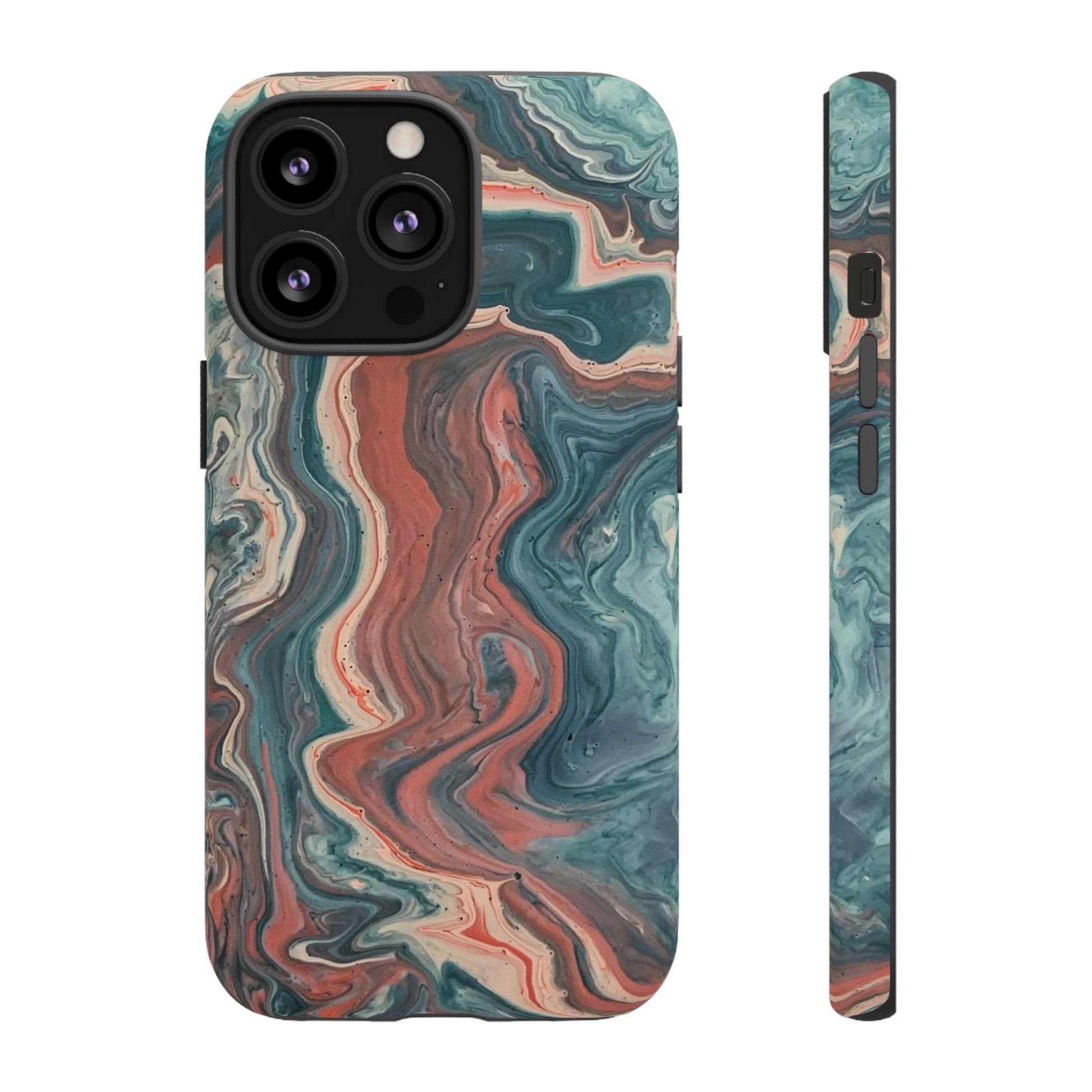 Artistic Phone Case, Tough Cases for Stylish Protection, Marble Design, Trendy Gift for Phone Lovers, Unique Cell Phone Accessory - FORMO