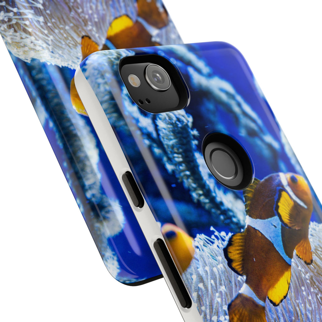 Colorful Marine Life Phone Case, Fish Case, Ocean Lover Gift, Underwater Art, Unique Phone Cover, Tough Phone Protector - FORMO