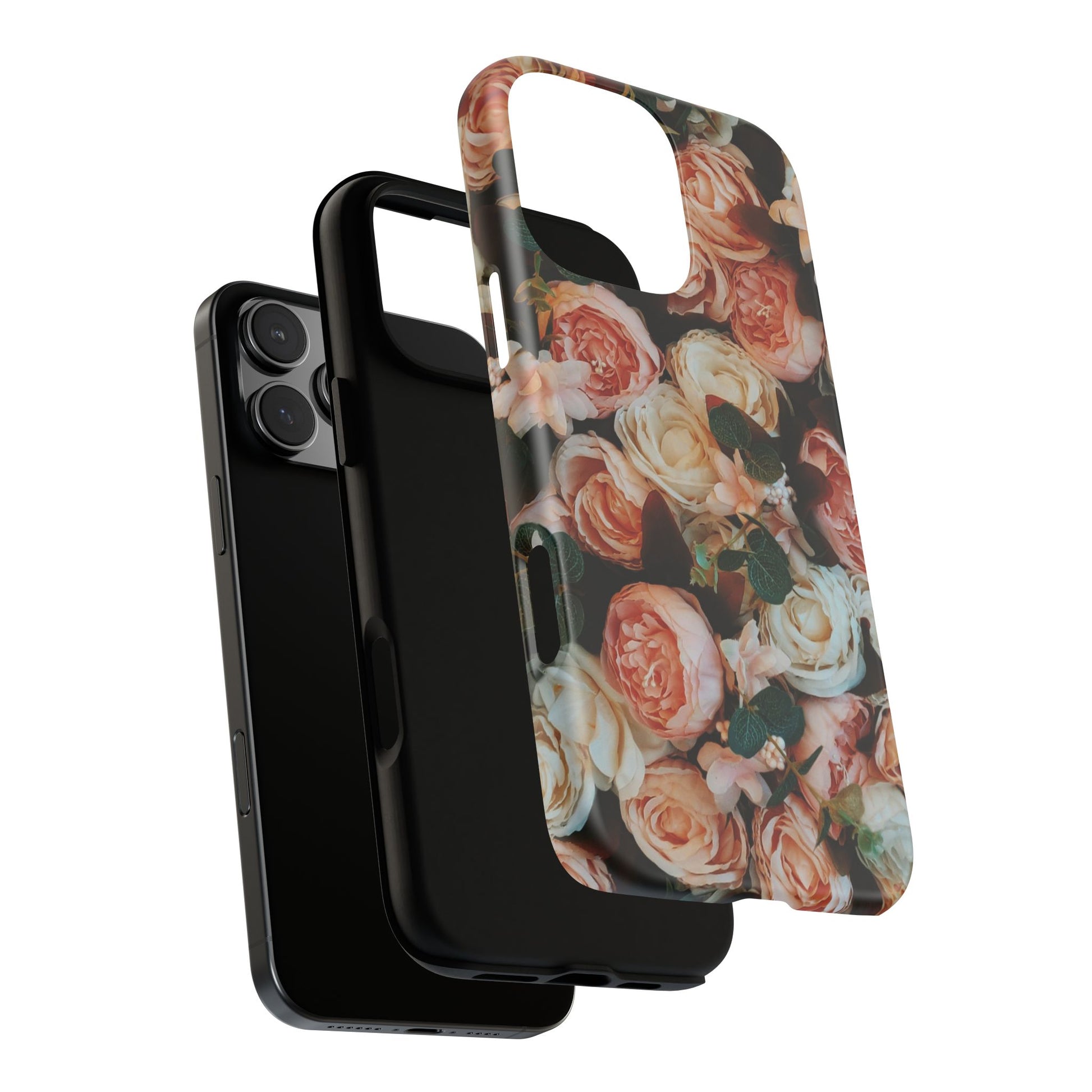 Floral Phone Case - Tough Cases, Rose Design, Floral Protection, Gift for Her, Cute Mobile Cover, Eco-Friendly Case - FORMO