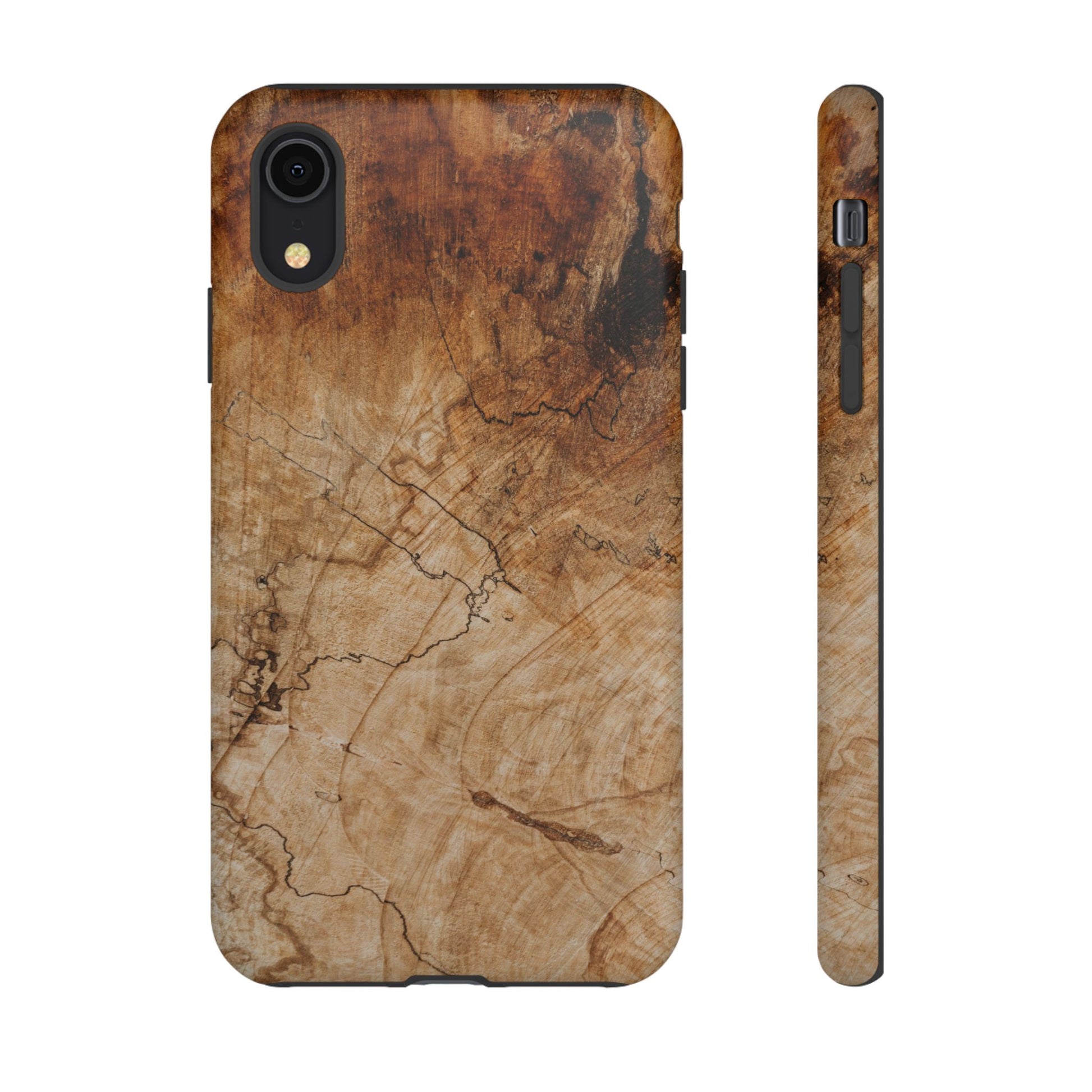 Woodland-Inspired Phone Case | Tough Cases, Natural Wood Grain Cover, Rustic Tech Accessory, Nature Lover Gift, Eco-Friendly - FORMO