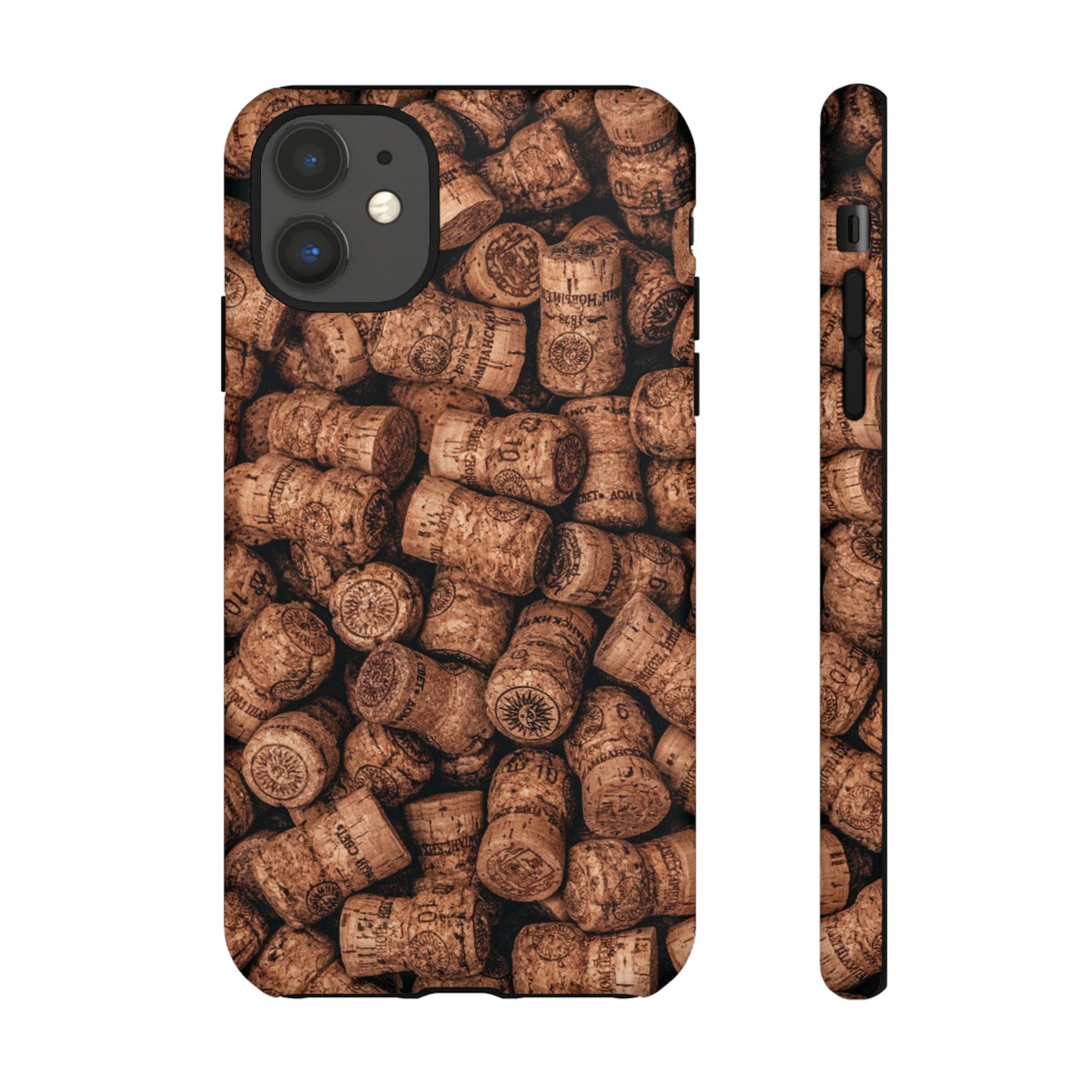 Cork Pattern Phone Case - Eco-Friendly, Vintage Style, Rustic Gifts for Wine Lovers, Housewarming, Birthday, Unique Gift - FORMO
