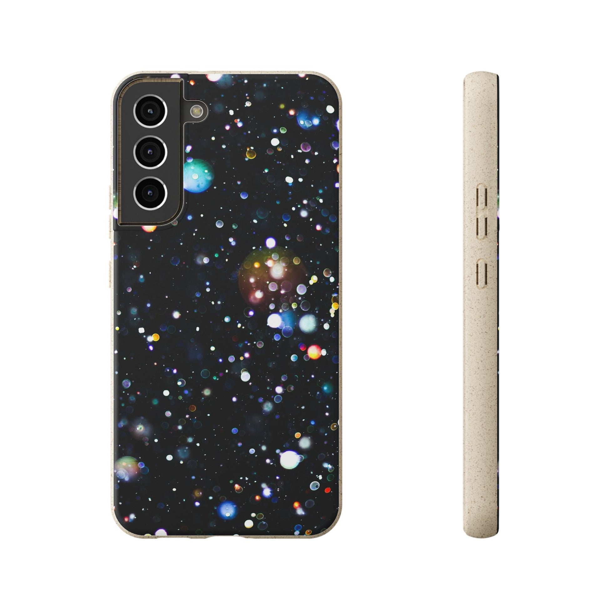 Eco-Friendly Phone Cases, Galaxy Print Biodegradable Cases, Sustainable Phone Accessories, Green Gifts for Her, Space Lover Gift - FORMO