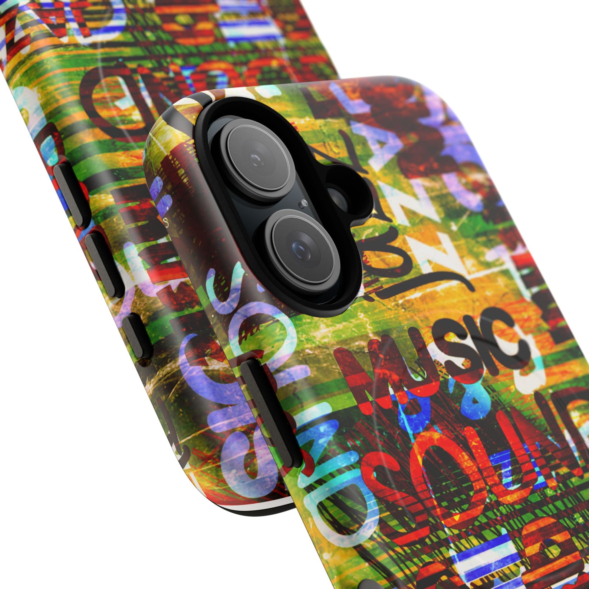 Colorful Music-Themed Phone Case (iPhone & Samsung Compatible) - FORMO