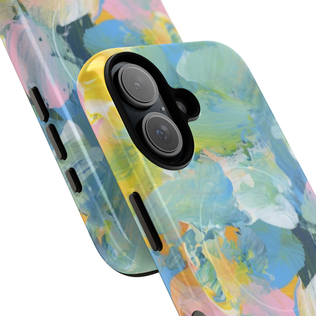 Colorful Tough Magnetic Phone Case, Vibrant Phone Protection, Unique Gift for Her, Modern Design, Holiday Gift Idea - FORMO