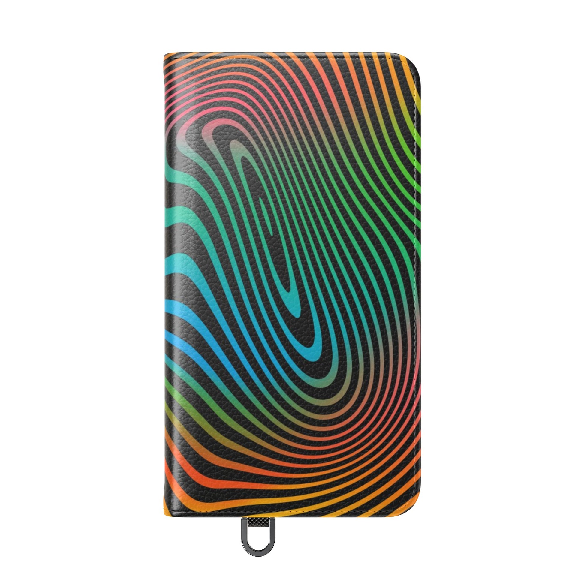 Vibrant Abstract Flip Case for Phone, Colorful Phone Wallet, Trendy Protective Cover, Unique Gift for Tech Lovers, Modern Accessories - FORMO
