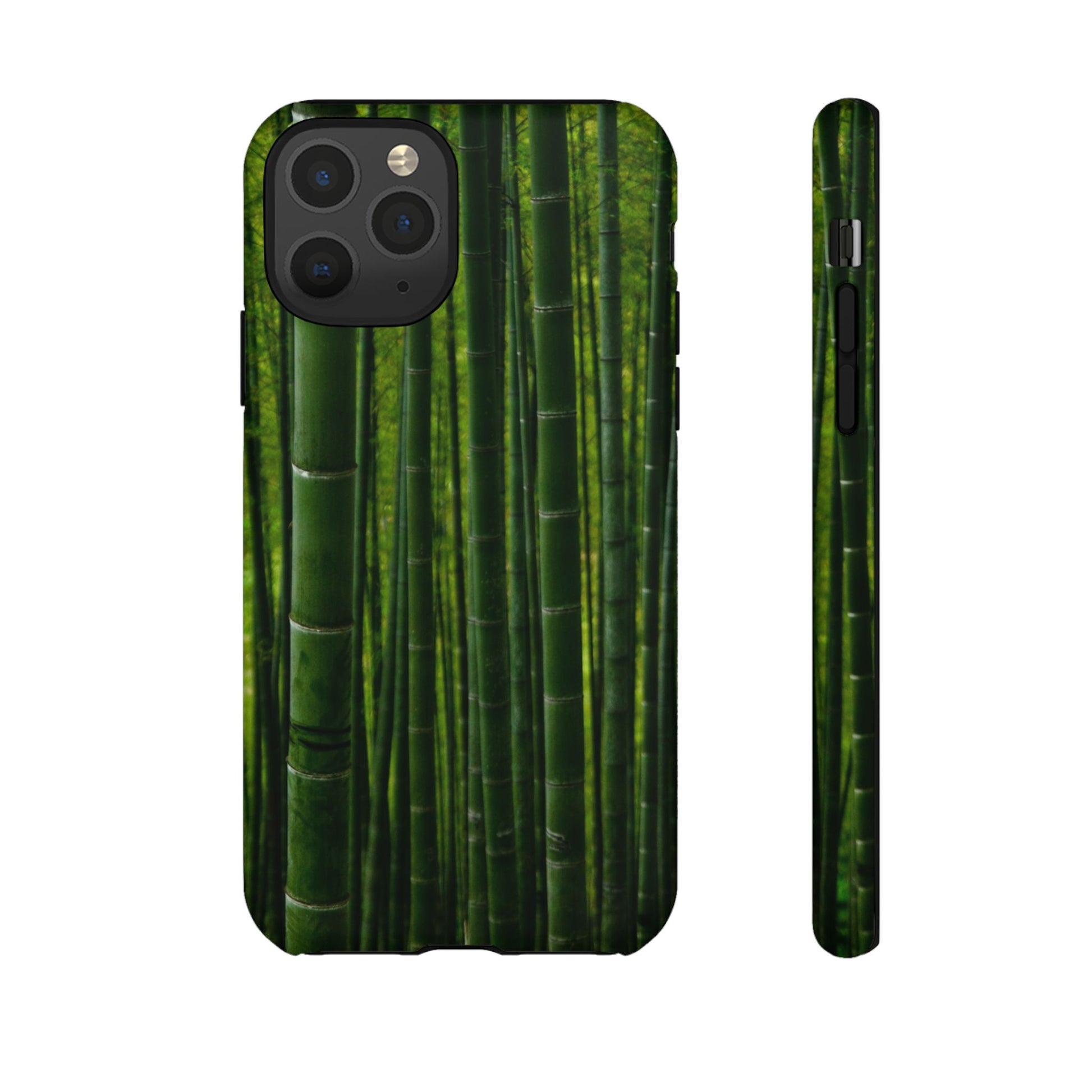 Bamboo Phone Case - Tough Cases, Nature Lover Gift, Eco-Friendly Phone Accessory, Greenery Design, Unique Smartphone Cover - FORMO