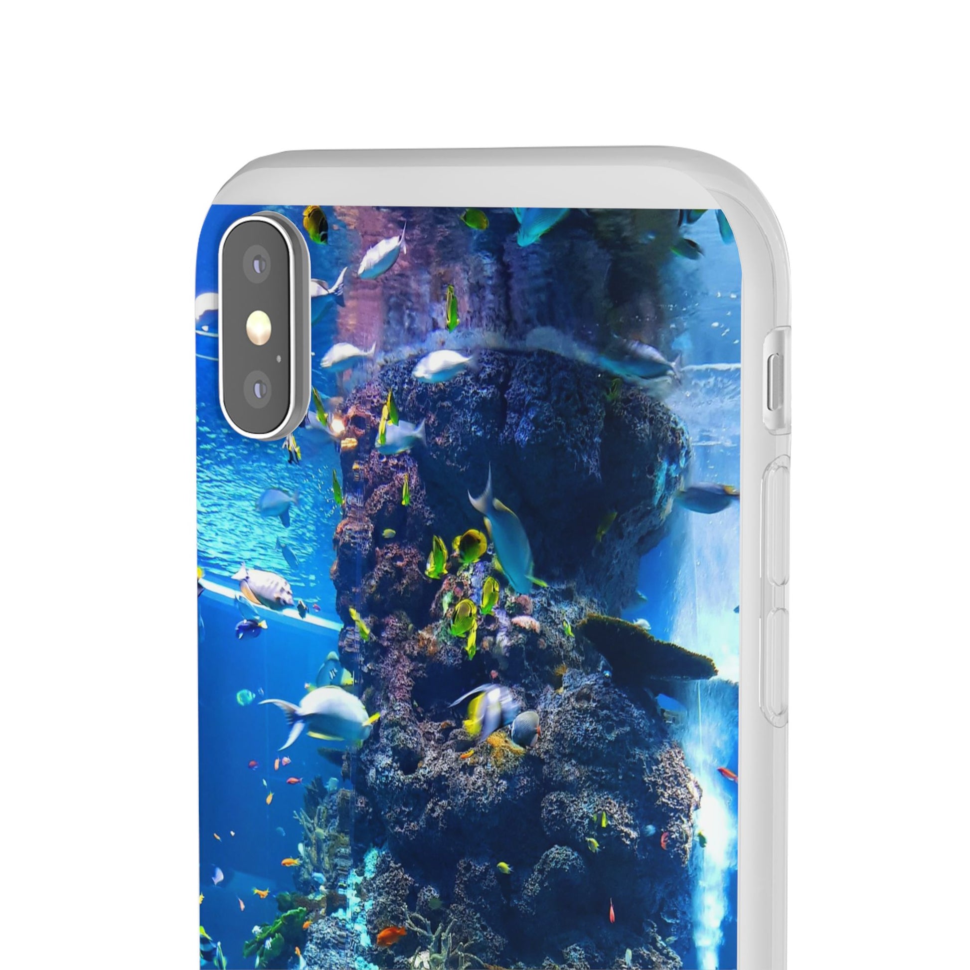 Underwater Paradise Phone Case, Flexible Mobile Cover, Ocean Lover Gift, Marine Life, Beach Decor, Sea Life Accessories - FORMO