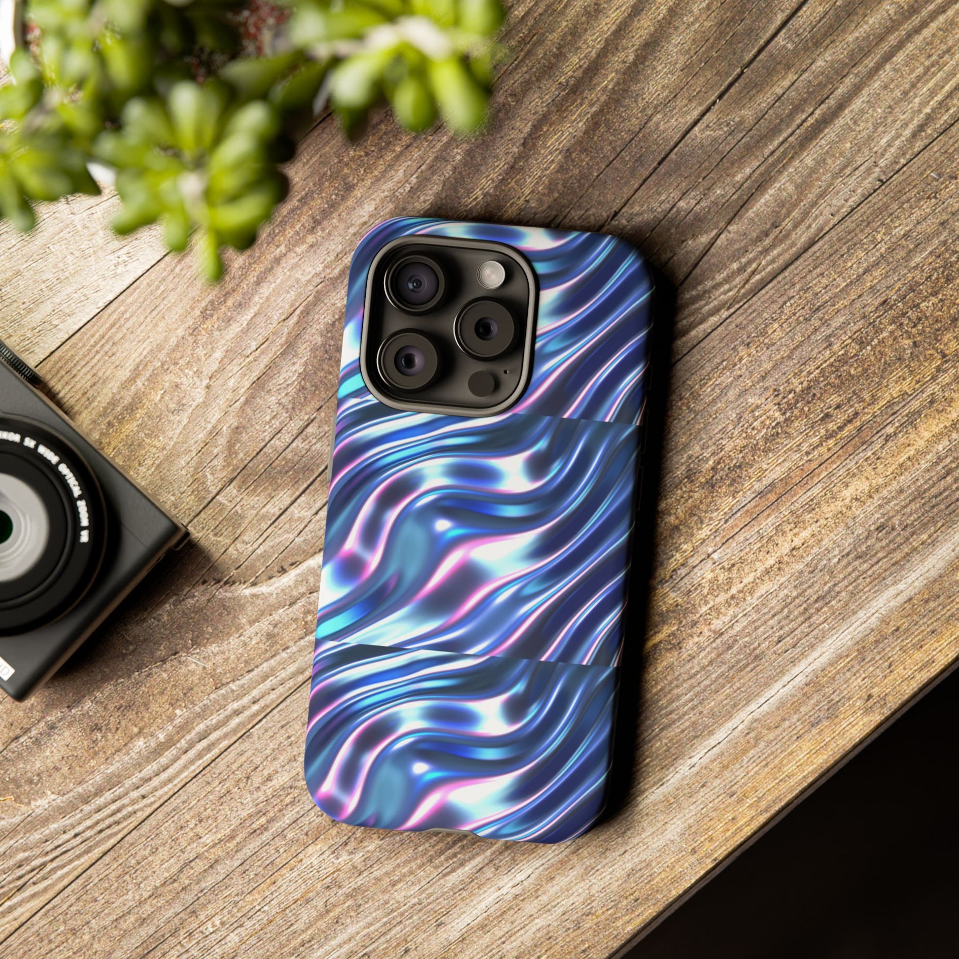 Iridescent Glossy Tough Phone Case (iPhone, Samsung & Google Pixel Compatible) - FORMO