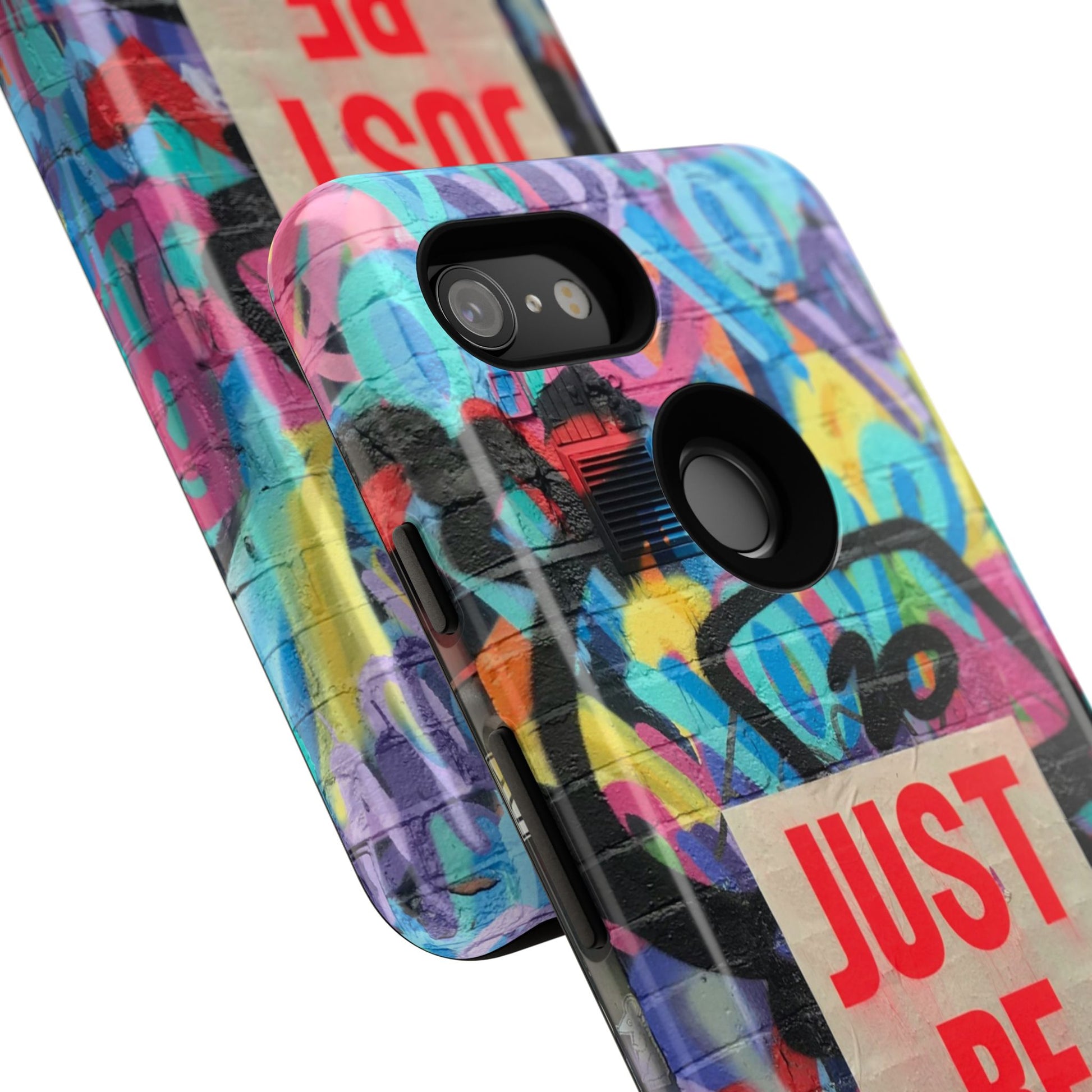 Colorful Phone Case - Just Be Nice Design, Motivational Gift, Phone Accessories, Unique Custom Case, Positive Vibe Tech Gear - FORMO