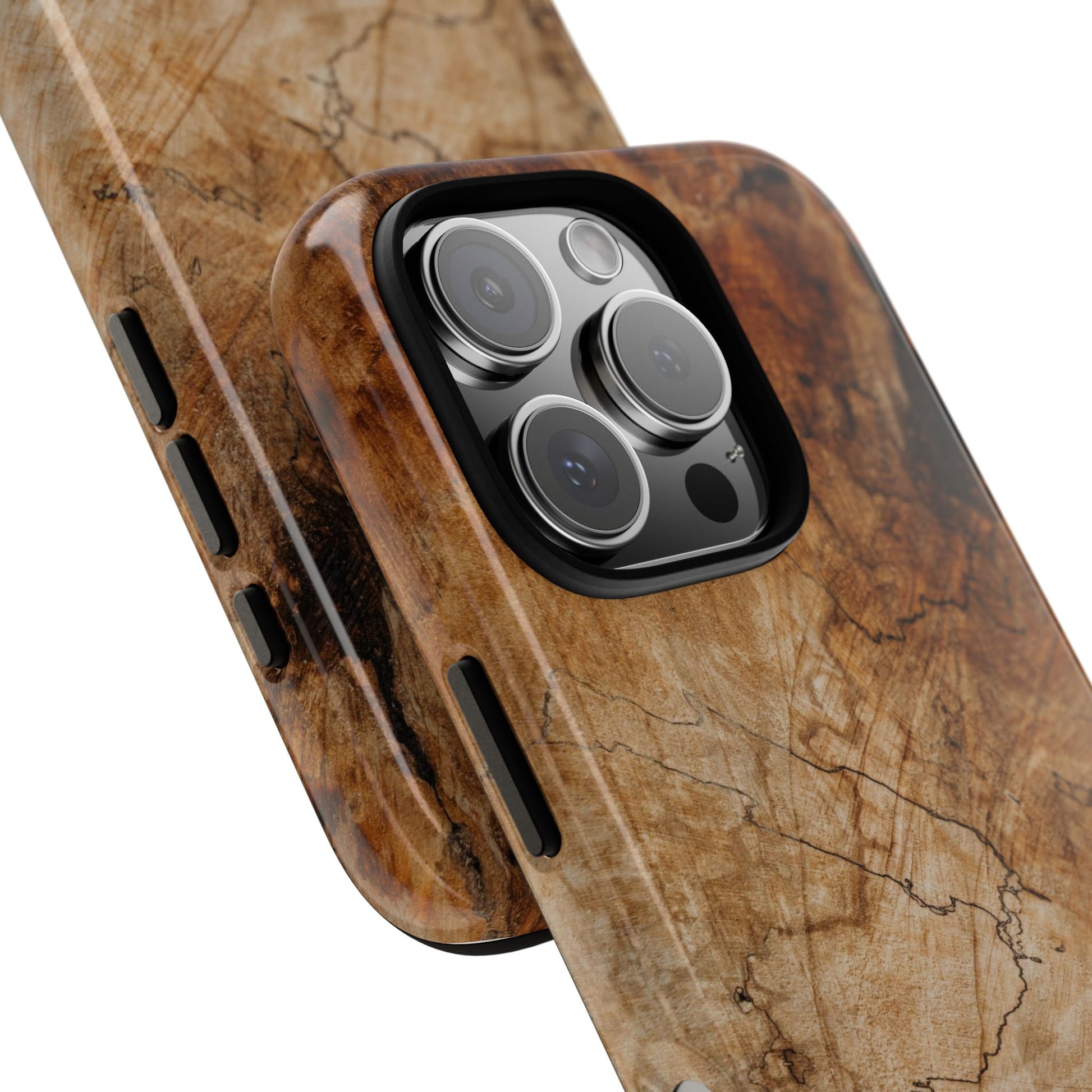 Woodland-Inspired Phone Case | Tough Cases, Natural Wood Grain Cover, Rustic Tech Accessory, Nature Lover Gift, Eco-Friendly - FORMO