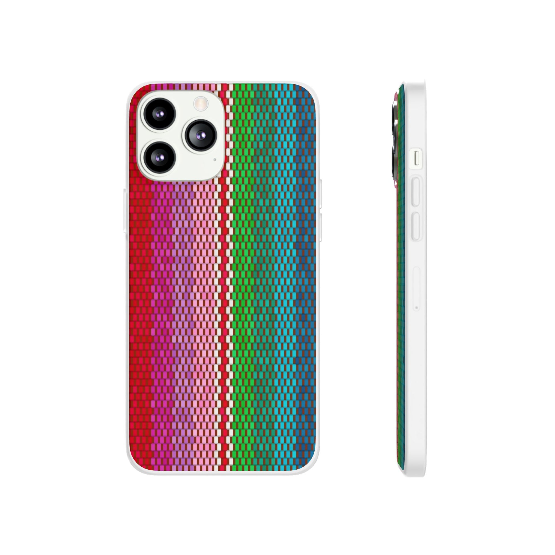 Colorful Striped Flexi Phone Case (iPhone & Samsung Compatible) - FORMO