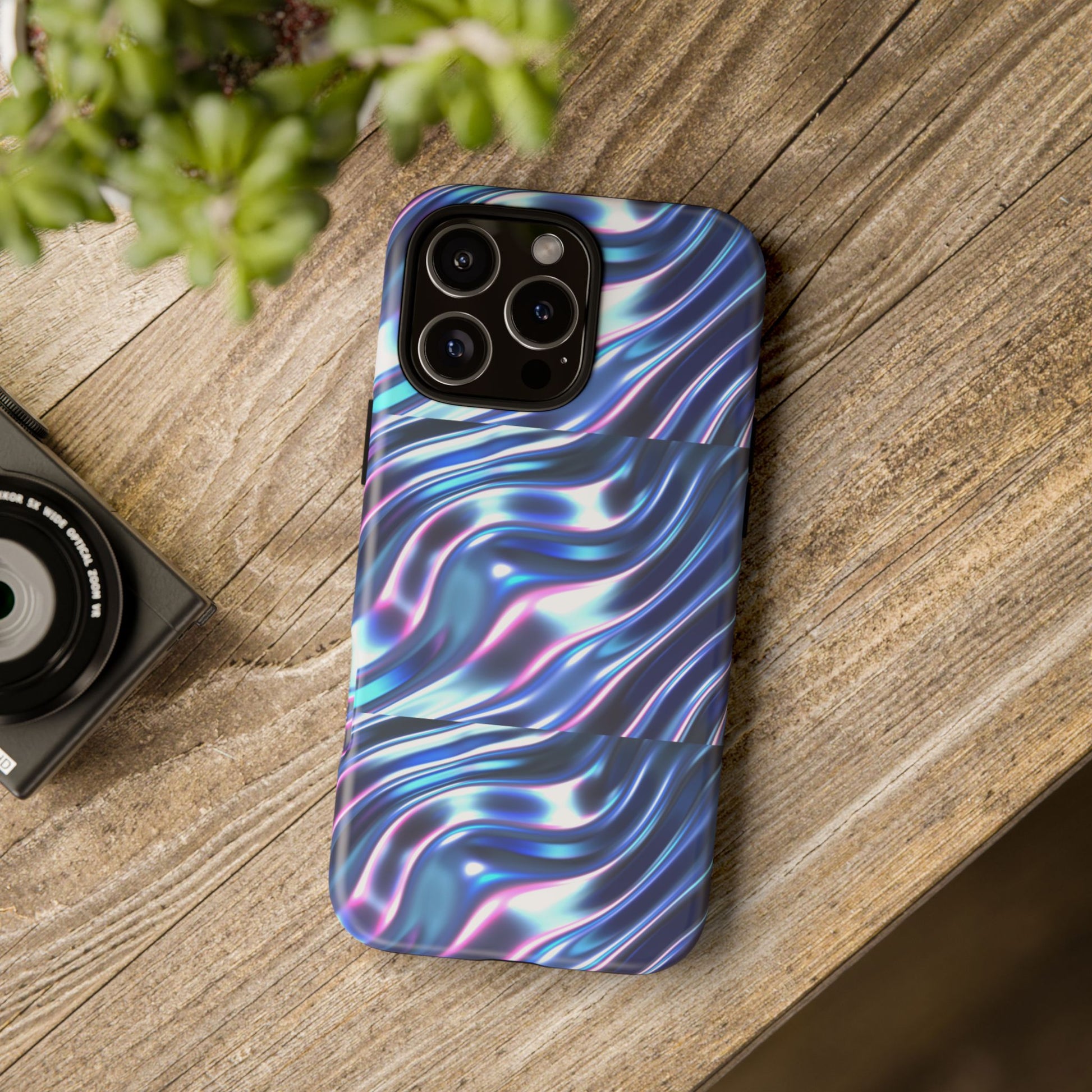 Iridescent Glossy Tough Phone Case (iPhone, Samsung & Google Pixel Compatible) - FORMO