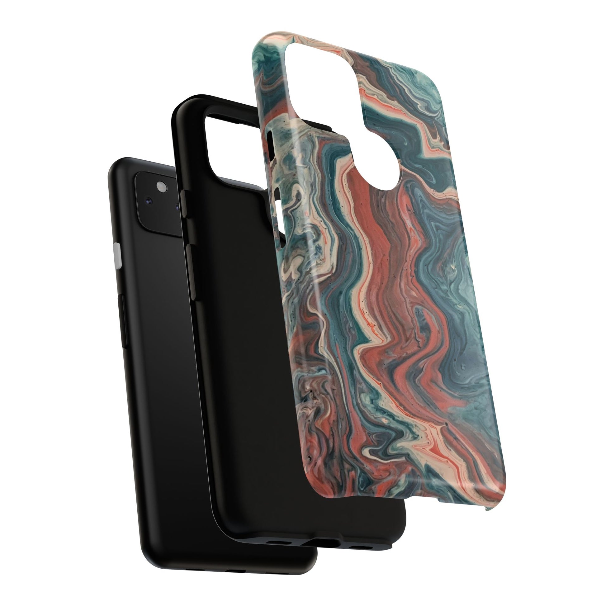 Artistic Phone Case, Tough Cases for Stylish Protection, Marble Design, Trendy Gift for Phone Lovers, Unique Cell Phone Accessory - FORMO