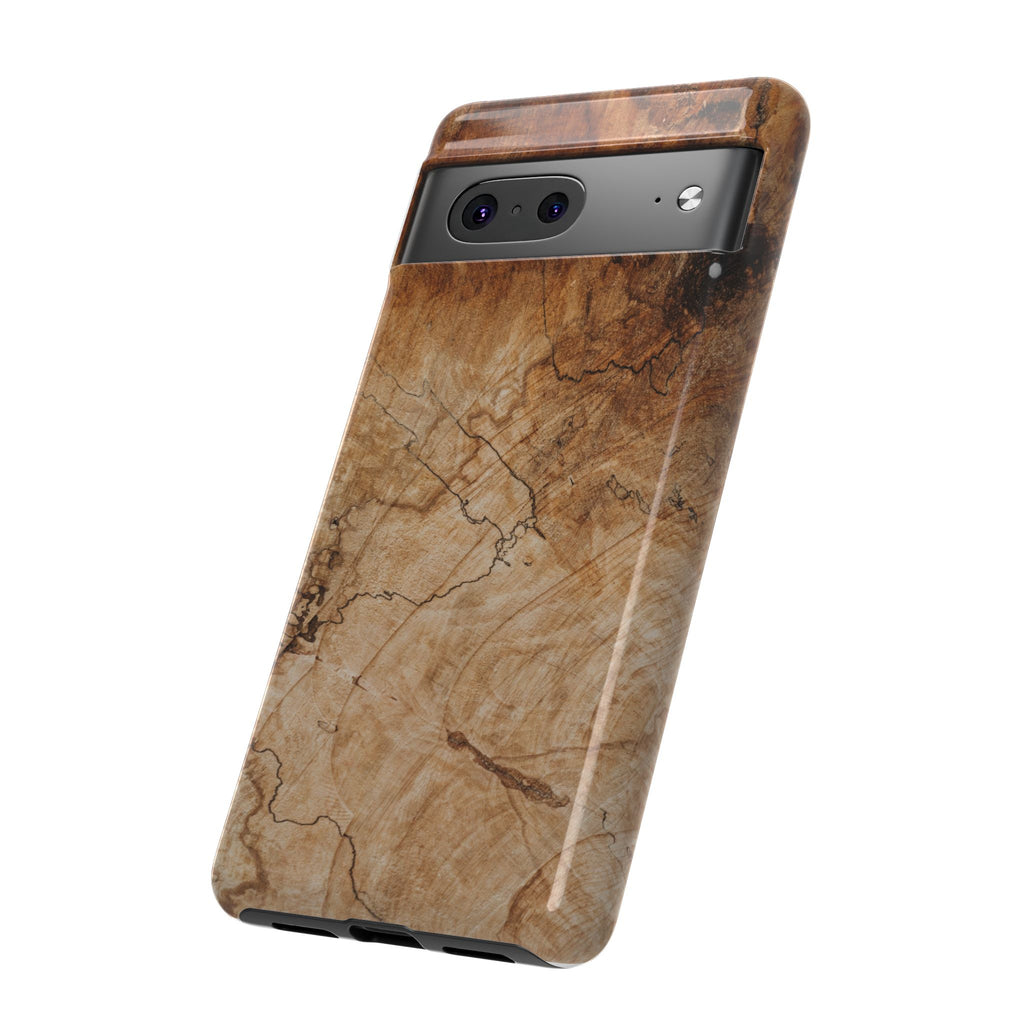 Woodland-Inspired Phone Case | Tough Cases, Natural Wood Grain Cover, Rustic Tech Accessory, Nature Lover Gift, Eco-Friendly - FORMO