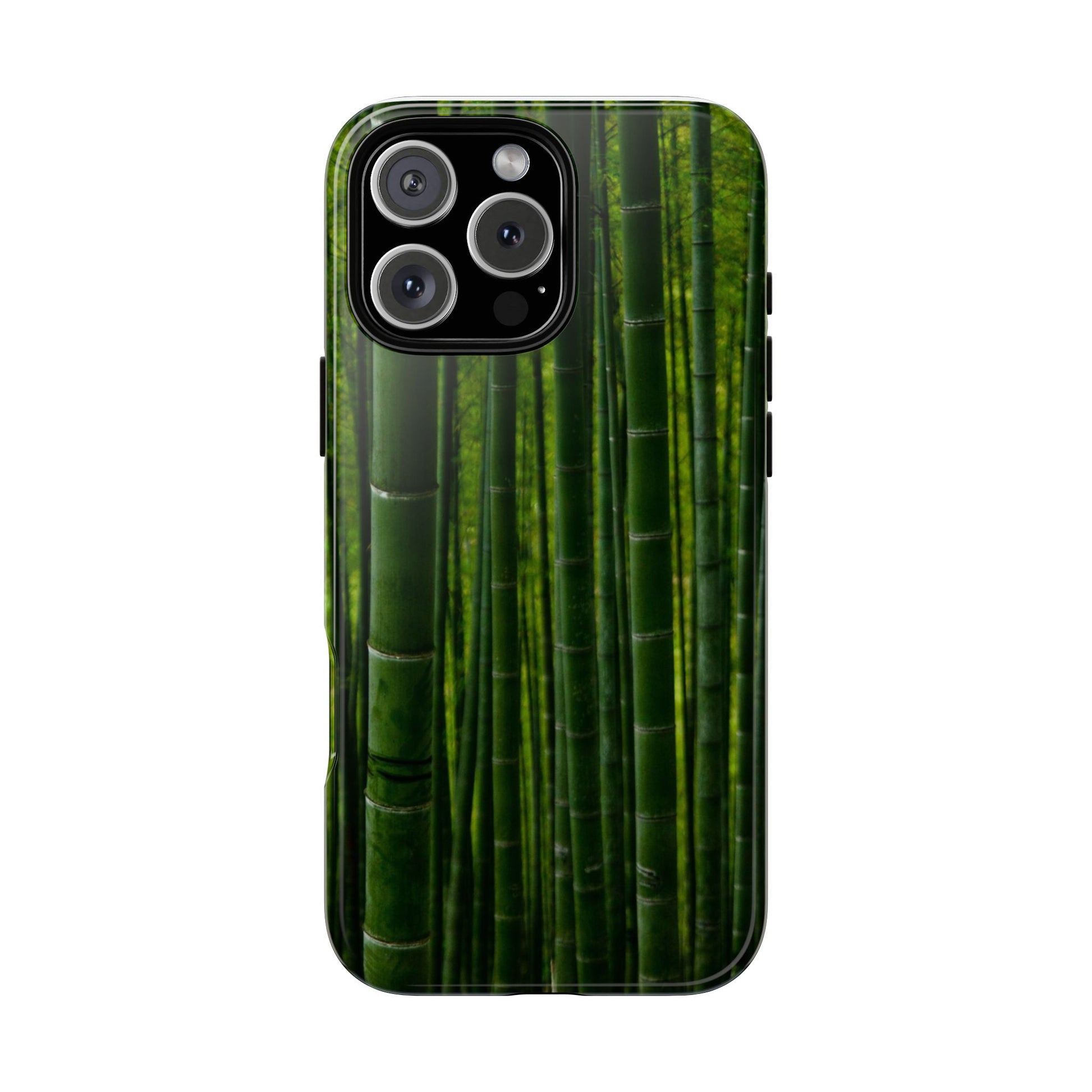 Bamboo Phone Case - Tough Cases, Nature Lover Gift, Eco-Friendly Phone Accessory, Greenery Design, Unique Smartphone Cover - FORMO