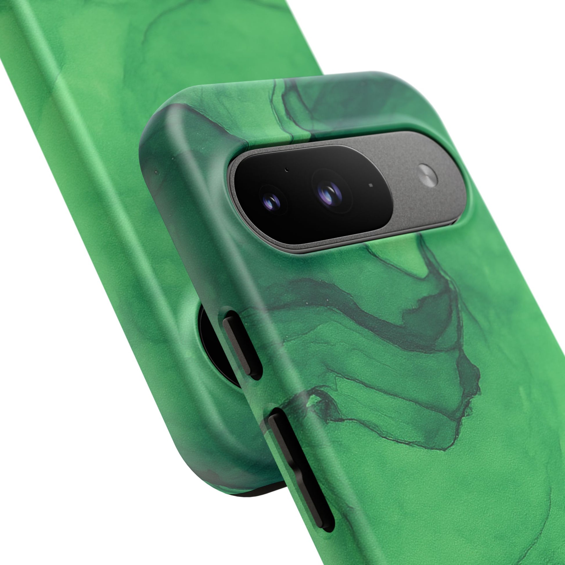 Stylish Phone Case for Nature Lovers, Tough Cases, Green Marble Design, Organic Aesthetic, Unique Gift, Eco-friendly Accessories