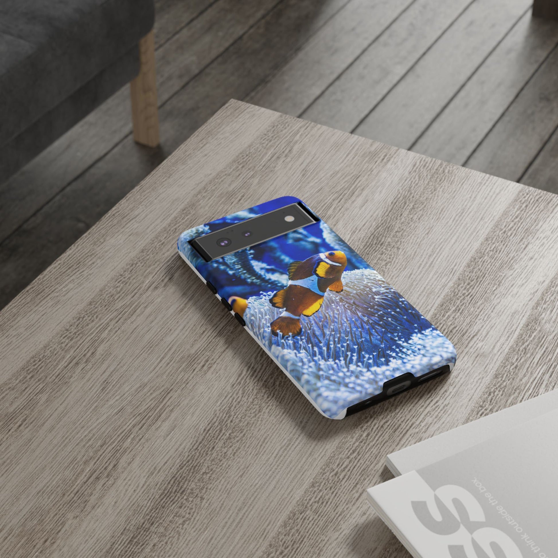 Colorful Marine Life Phone Case, Fish Case, Ocean Lover Gift, Underwater Art, Unique Phone Cover, Tough Phone Protector - FORMO