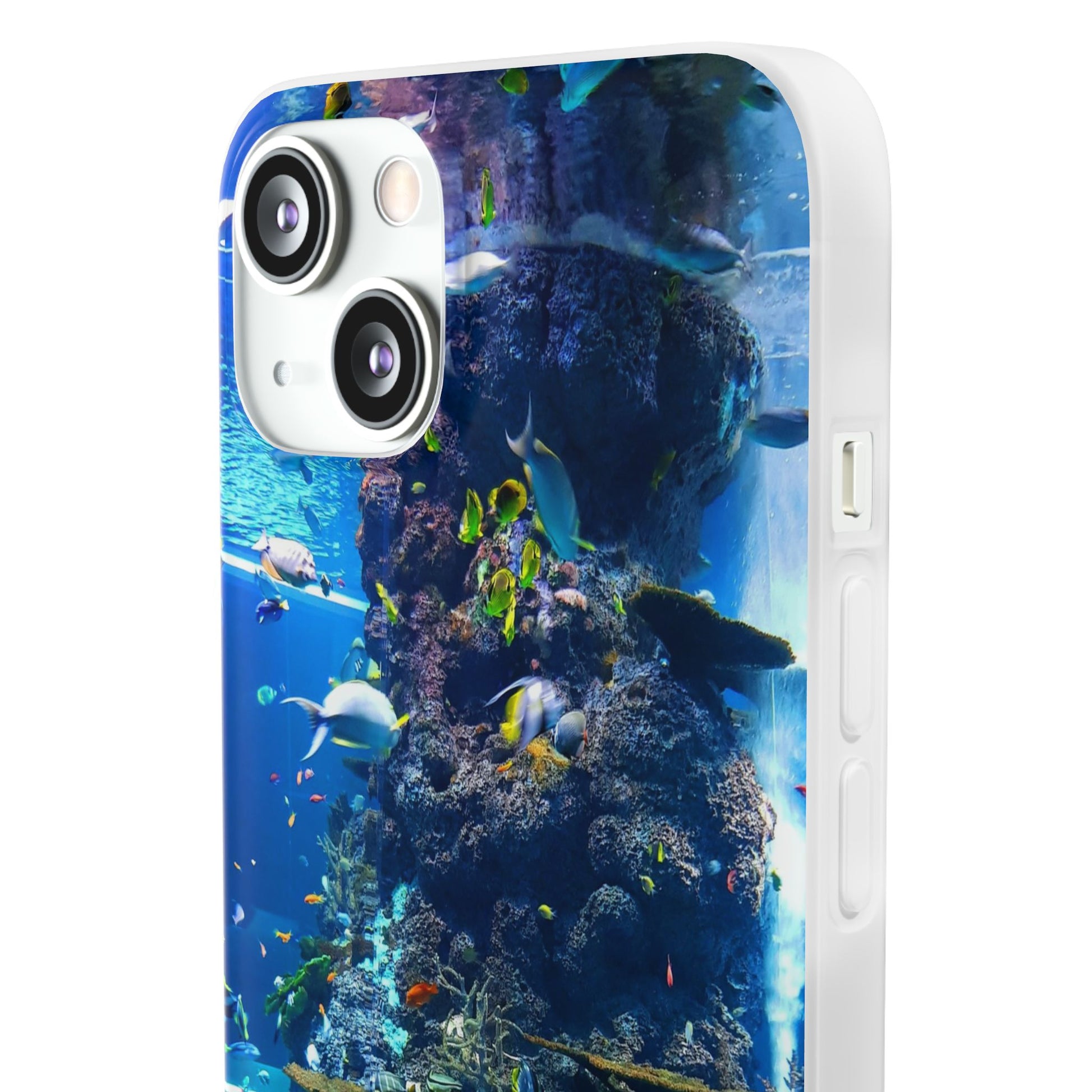 Underwater Paradise Phone Case, Flexible Mobile Cover, Ocean Lover Gift, Marine Life, Beach Decor, Sea Life Accessories - FORMO