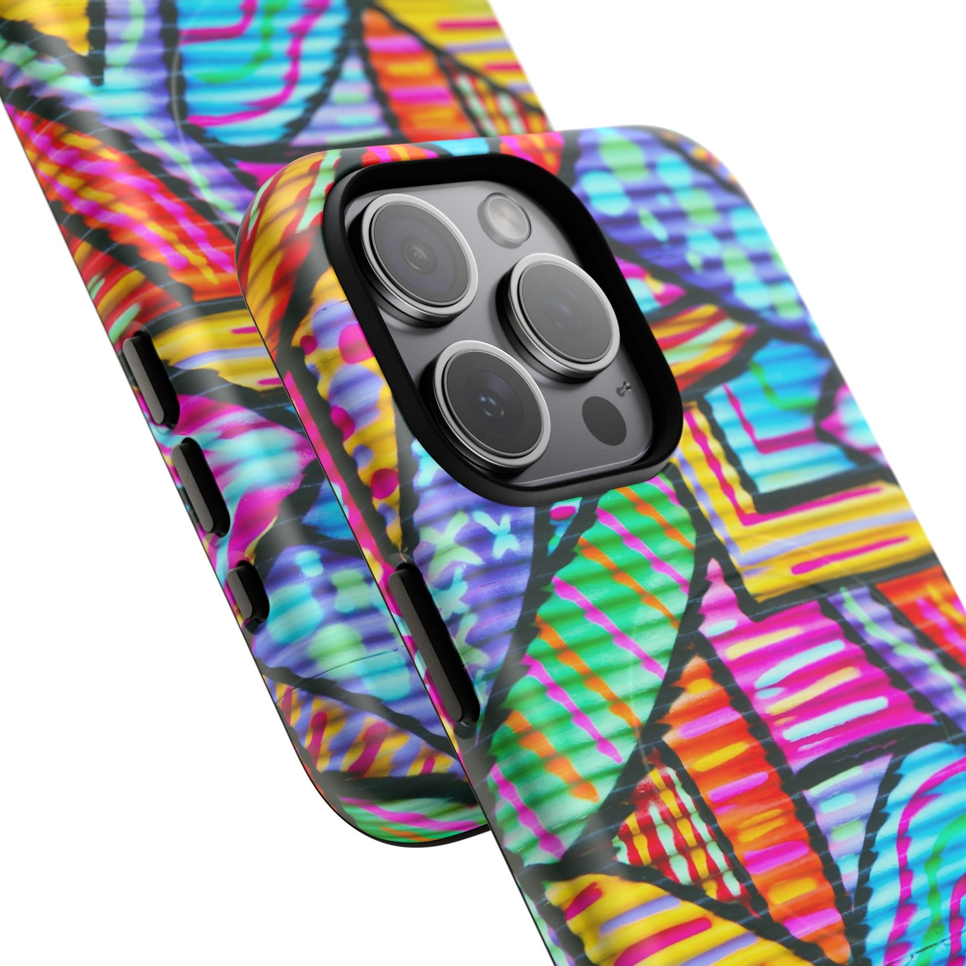 Vibrant Tough Magnetic Phone Case, Colorful Phone Cover, Artistic Mobile Protection, Unique Gift for Tech Lovers, Phone Accessories - FORMO