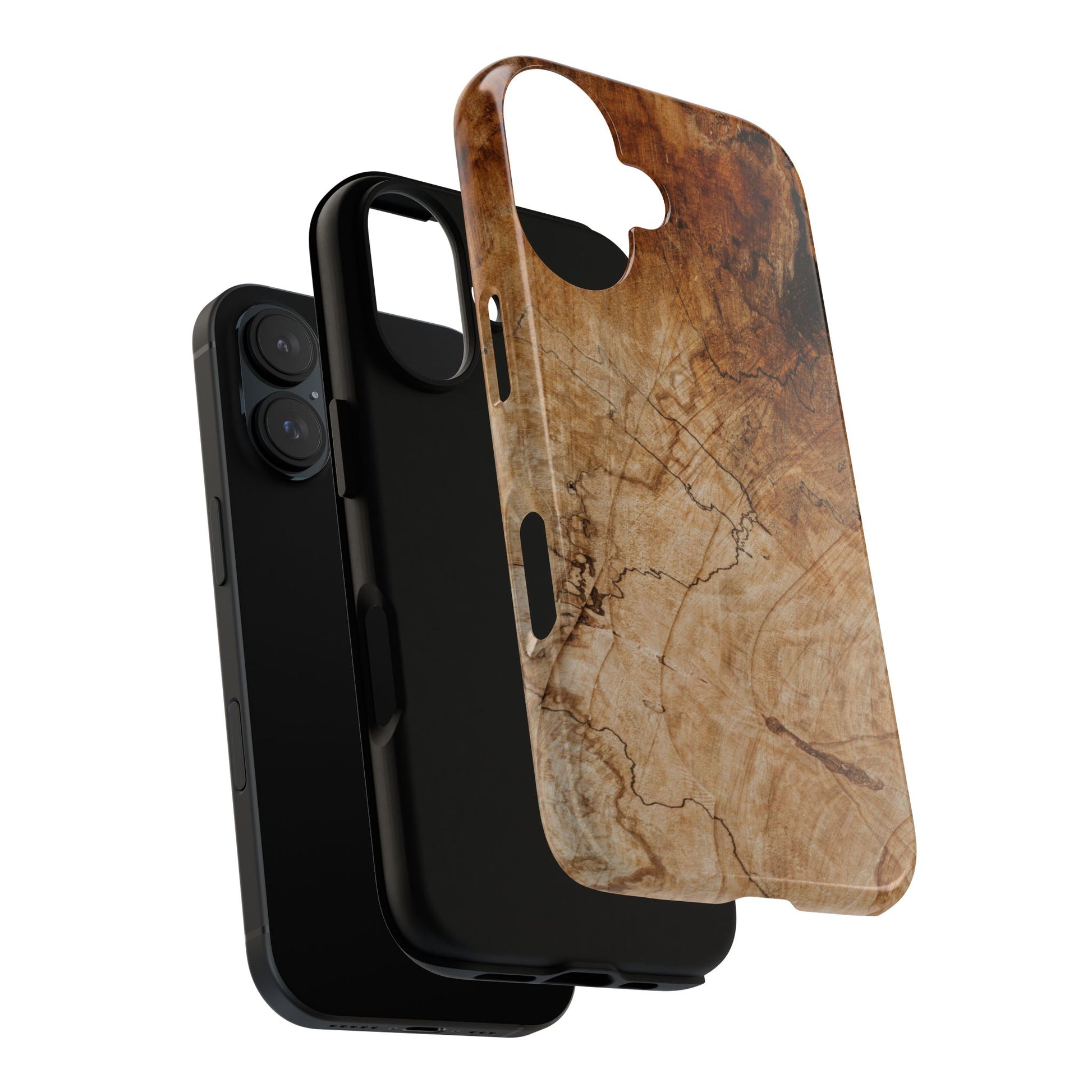 Woodland-Inspired Phone Case | Tough Cases, Natural Wood Grain Cover, Rustic Tech Accessory, Nature Lover Gift, Eco-Friendly - FORMO