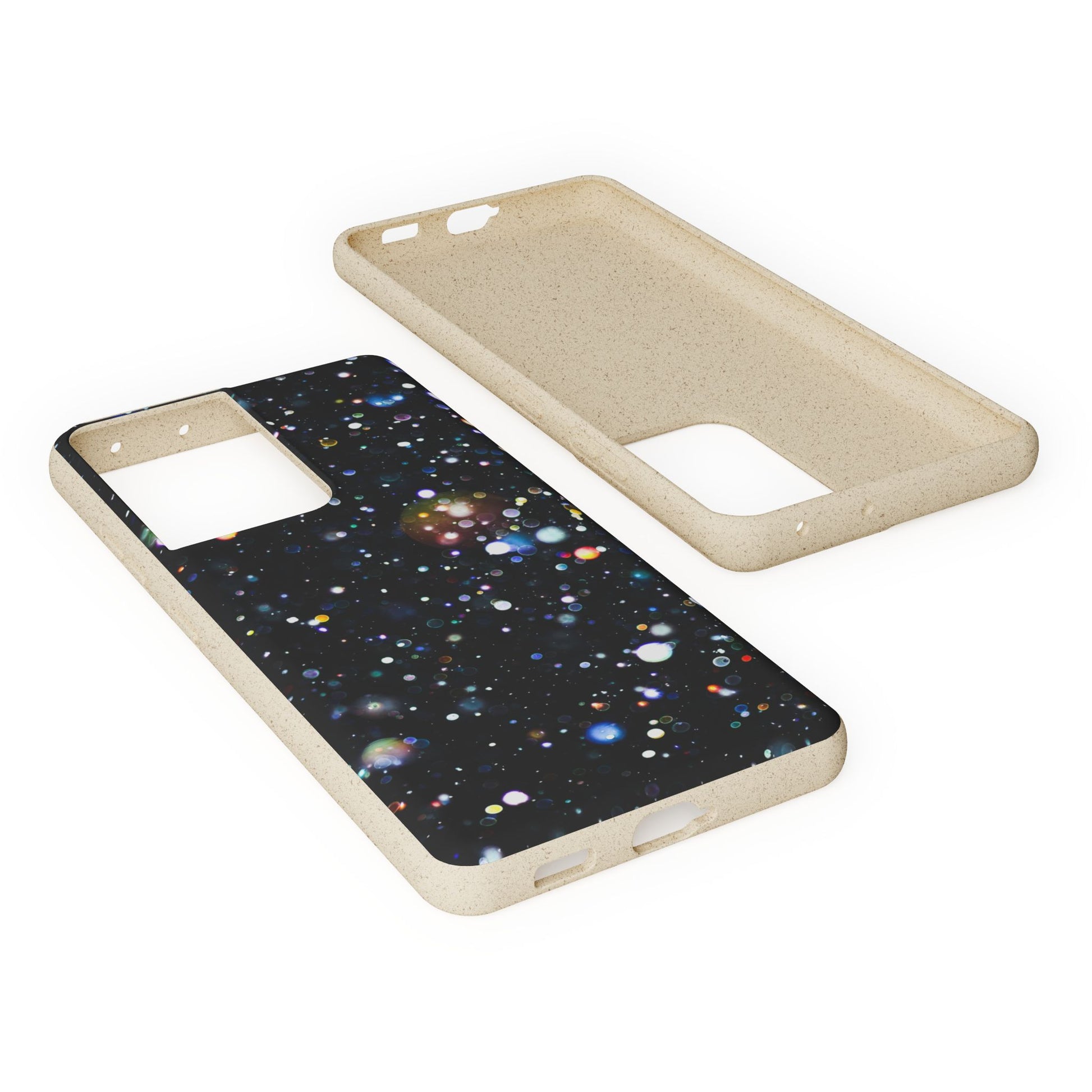 Eco-Friendly Phone Cases, Galaxy Print Biodegradable Cases, Sustainable Phone Accessories, Green Gifts for Her, Space Lover Gift - FORMO