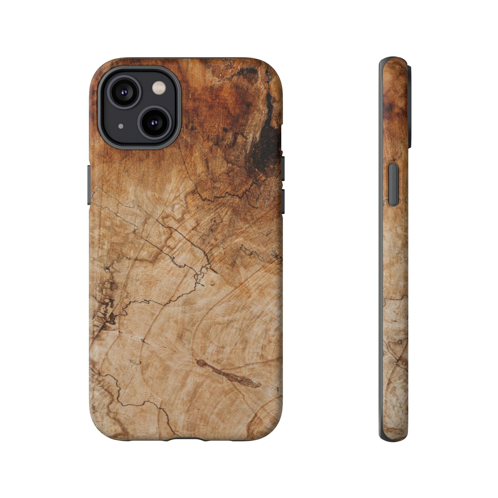 Woodland-Inspired Phone Case | Tough Cases, Natural Wood Grain Cover, Rustic Tech Accessory, Nature Lover Gift, Eco-Friendly - FORMO