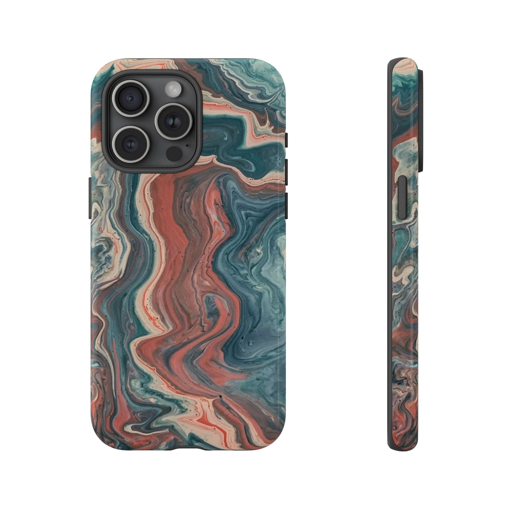 Artistic Phone Case, Tough Cases for Stylish Protection, Marble Design, Trendy Gift for Phone Lovers, Unique Cell Phone Accessory - FORMO