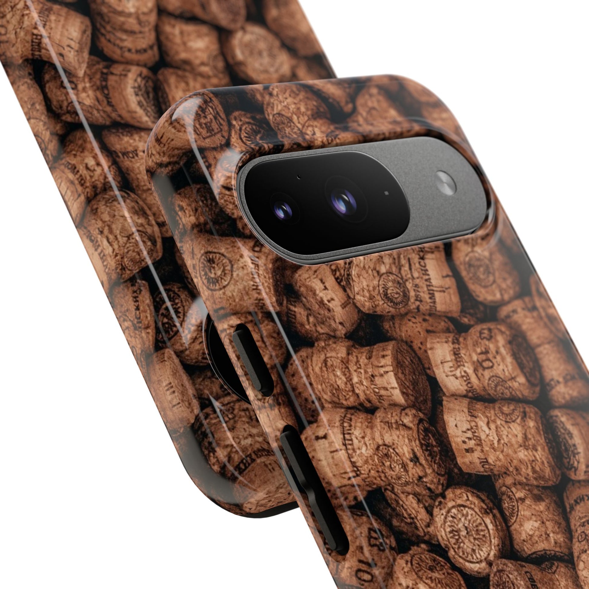 Cork Pattern Phone Case - Eco-Friendly, Vintage Style, Rustic Gifts for Wine Lovers, Housewarming, Birthday, Unique Gift - FORMO