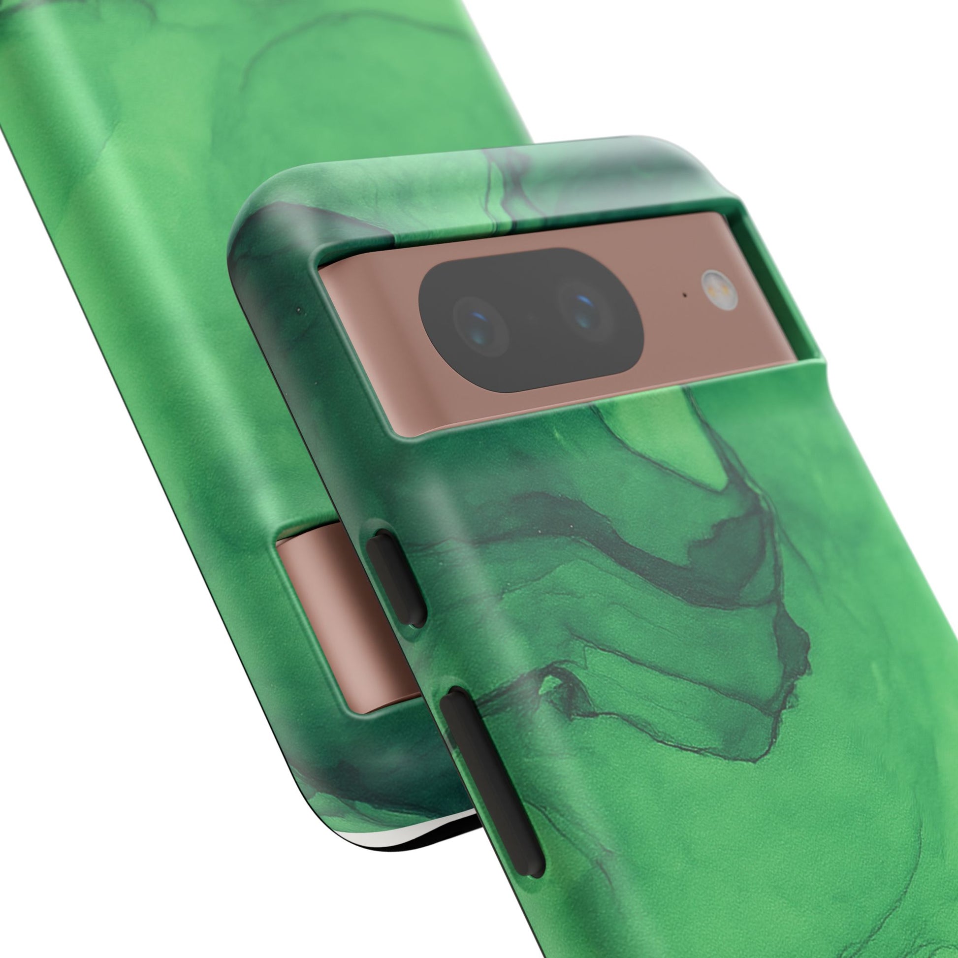Stylish Phone Case for Nature Lovers, Tough Cases, Green Marble Design, Organic Aesthetic, Unique Gift, Eco-friendly Accessories