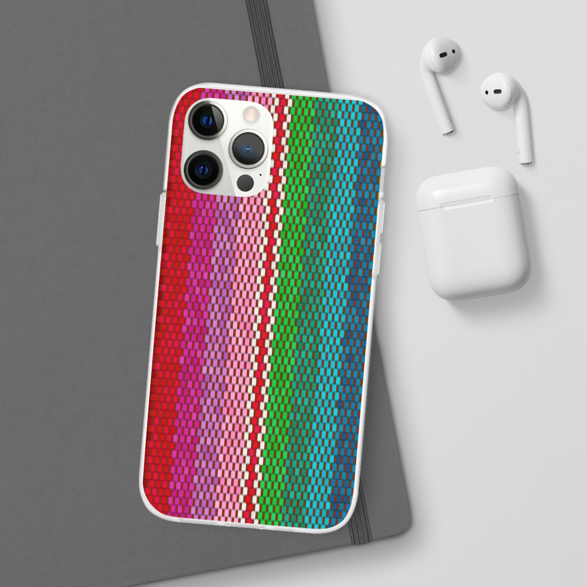 Colorful Striped Flexi Phone Case (iPhone & Samsung Compatible) - FORMO