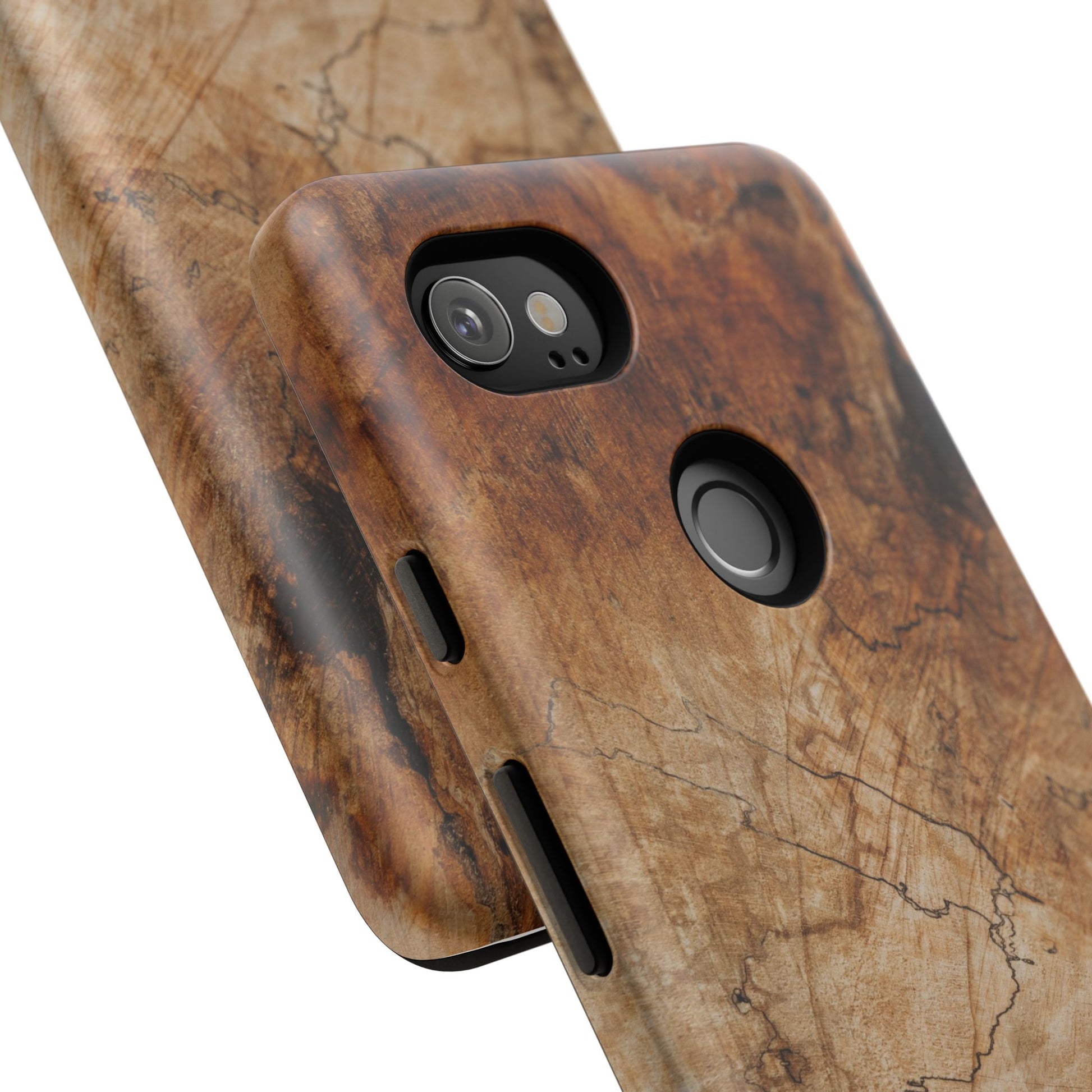 Woodland-Inspired Phone Case | Tough Cases, Natural Wood Grain Cover, Rustic Tech Accessory, Nature Lover Gift, Eco-Friendly - FORMO