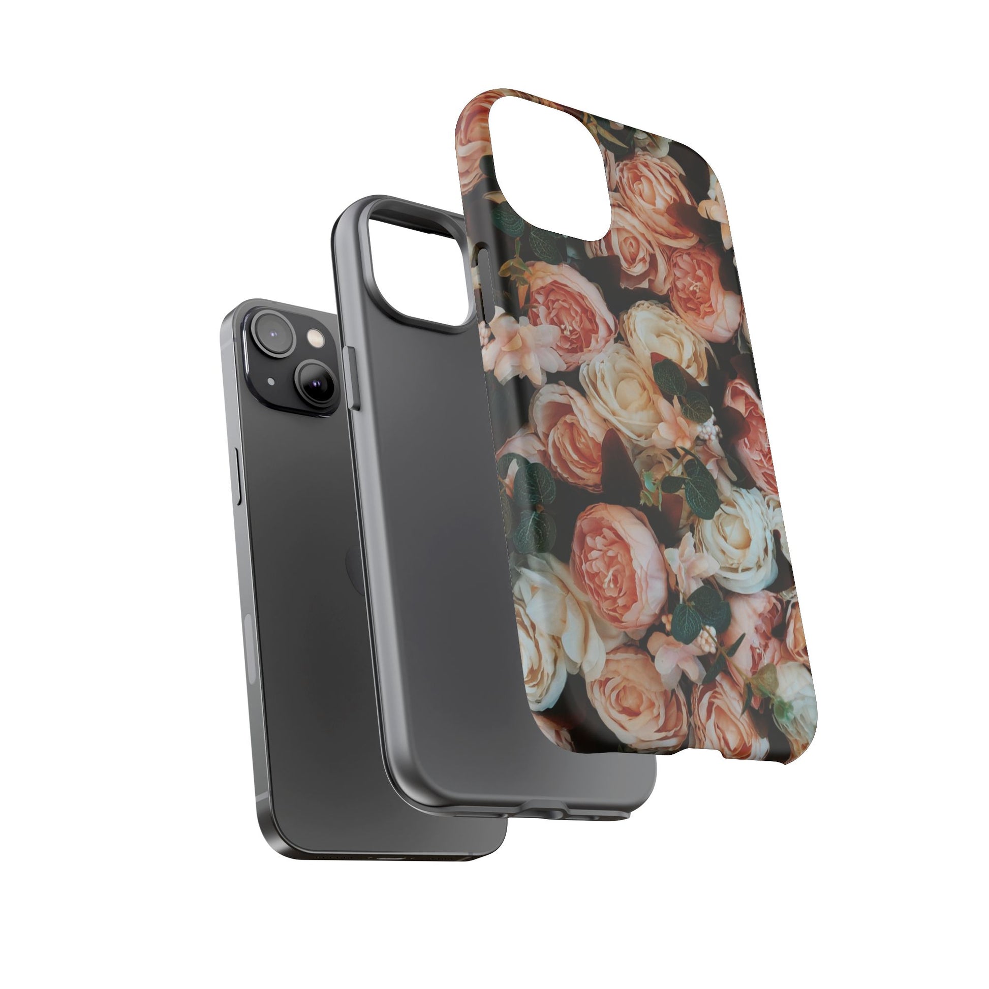 Floral Phone Case - Tough Cases, Rose Design, Floral Protection, Gift for Her, Cute Mobile Cover, Eco-Friendly Case - FORMO