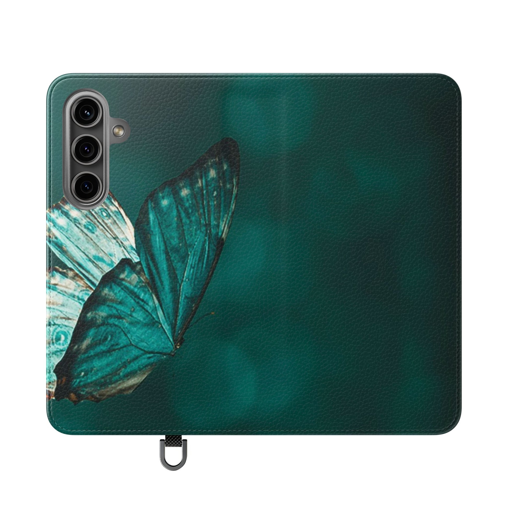 Butterfly Flip Case - Elegant Phone Wallet Cover, Nature Lovers, Gift for Her, Sustainable Fashion, Personalized Mobile Accessory - FORMO