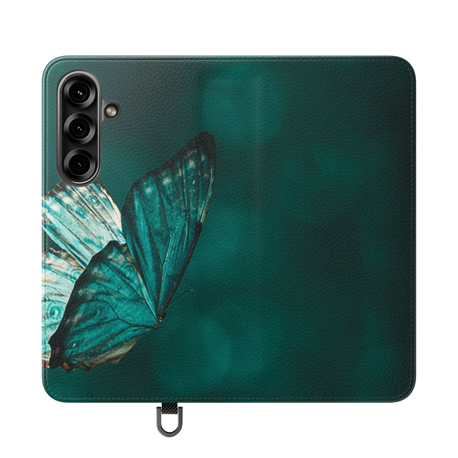 Butterfly Flip Case - Elegant Phone Wallet Cover, Nature Lovers, Gift for Her, Sustainable Fashion, Personalized Mobile Accessory - FORMO