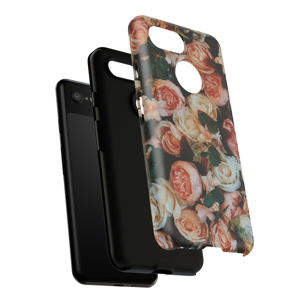 Floral Phone Case - Tough Cases, Rose Design, Floral Protection, Gift for Her, Cute Mobile Cover, Eco-Friendly Case - FORMO