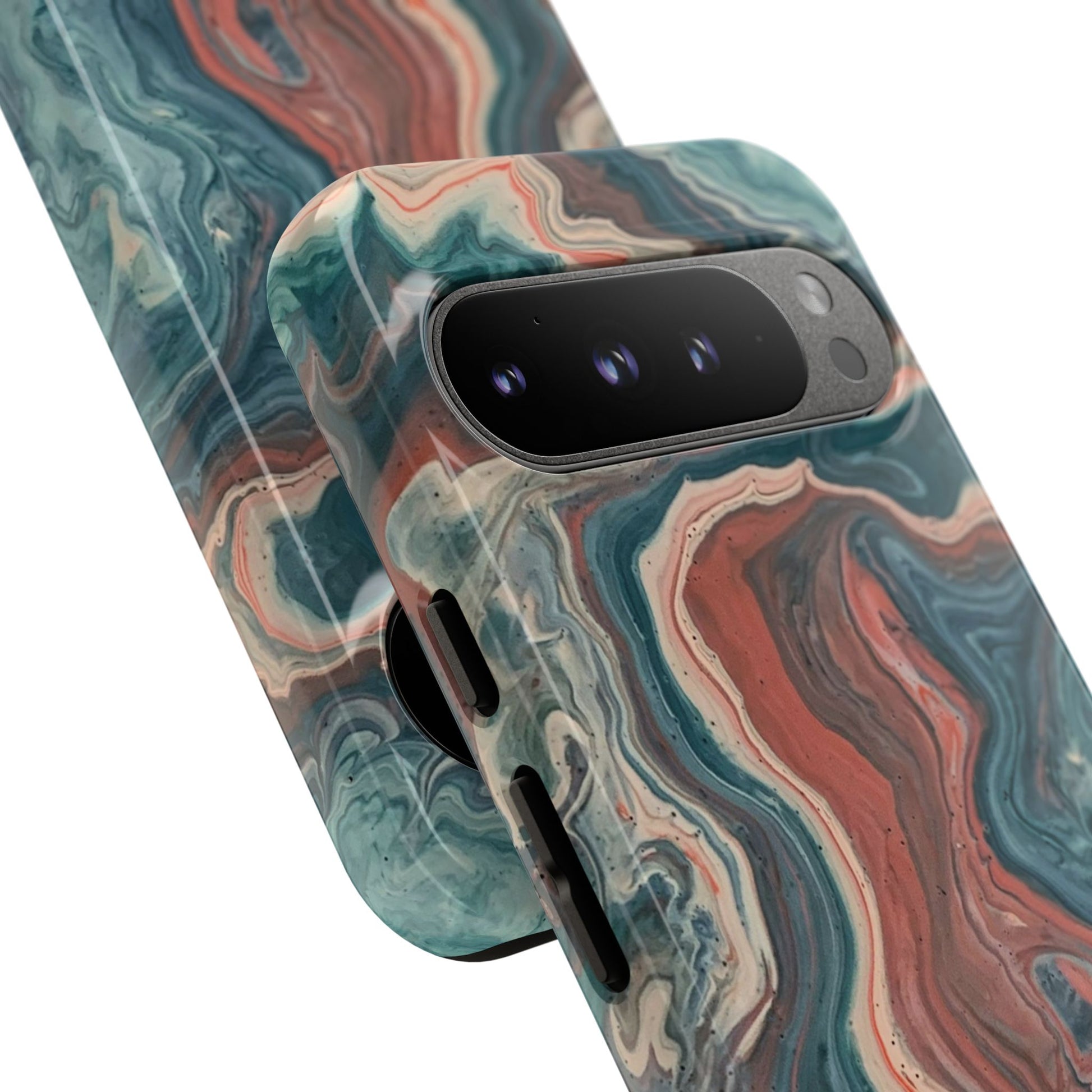 Artistic Phone Case, Tough Cases for Stylish Protection, Marble Design, Trendy Gift for Phone Lovers, Unique Cell Phone Accessory - FORMO