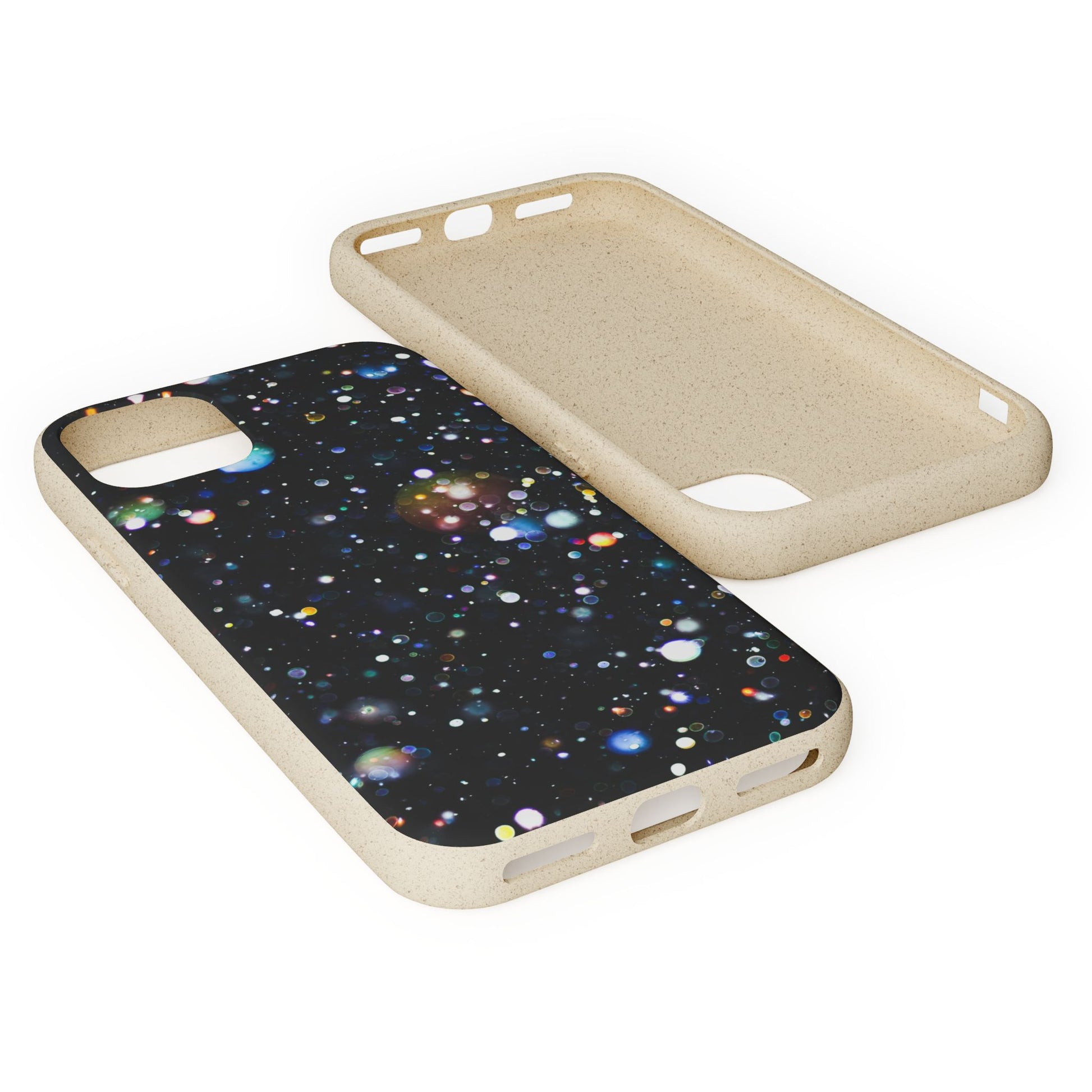 Eco-Friendly Phone Cases, Galaxy Print Biodegradable Cases, Sustainable Phone Accessories, Green Gifts for Her, Space Lover Gift - FORMO