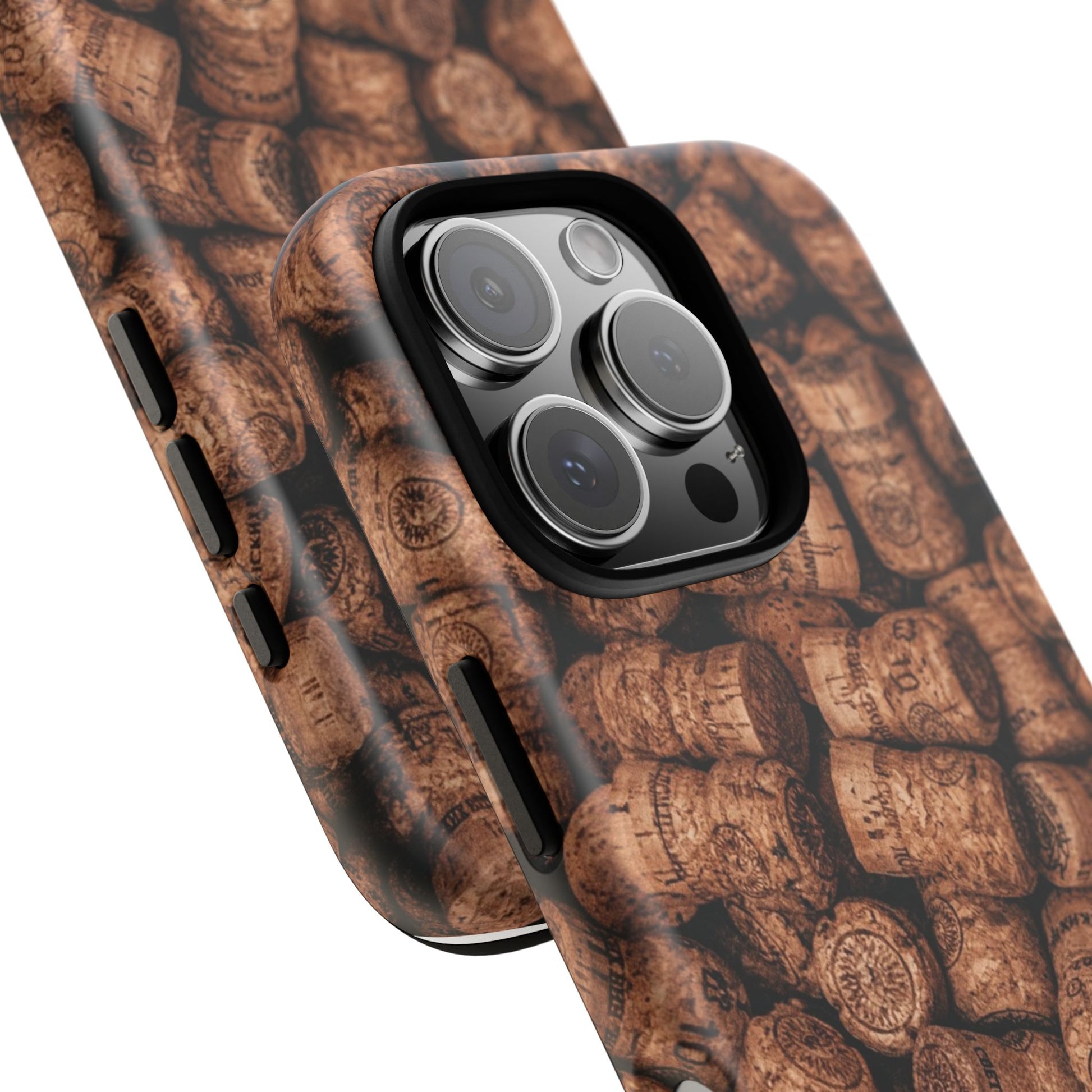 Cork Pattern Phone Case - Eco-Friendly, Vintage Style, Rustic Gifts for Wine Lovers, Housewarming, Birthday, Unique Gift - FORMO
