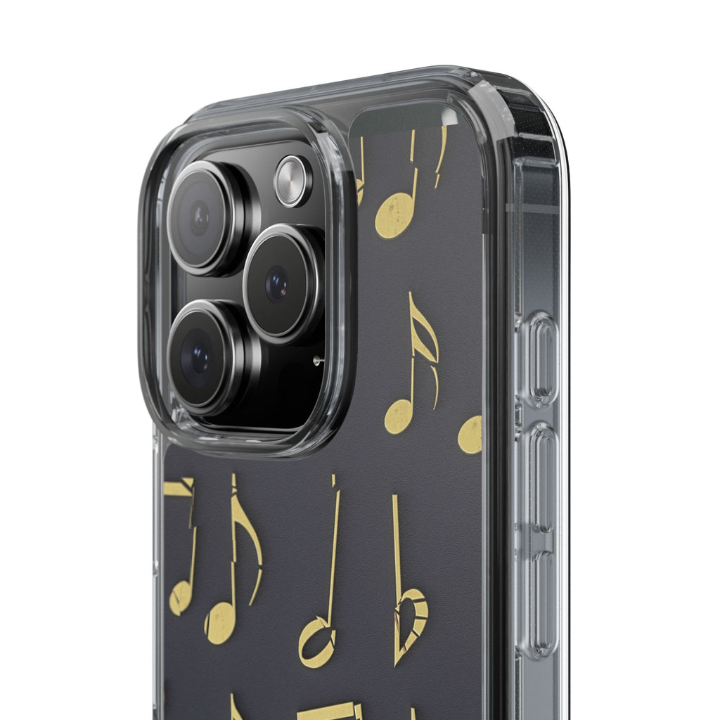 Music-Themed Phone Case - Clear Cases, Gift for Musicians, Guitarist Accessories, Trendy Phone Cover, Music Lover Gift