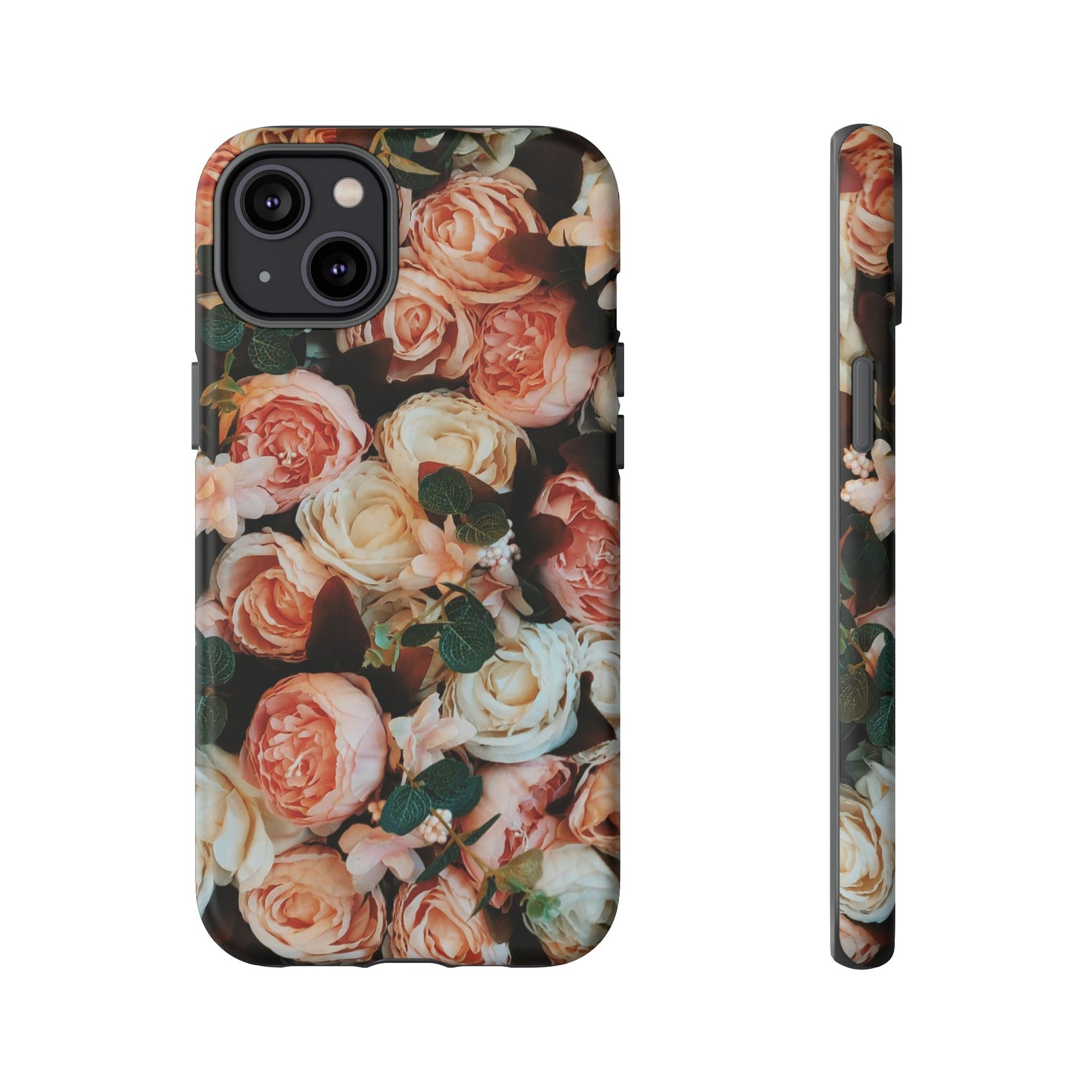Floral Phone Case - Tough Cases, Rose Design, Floral Protection, Gift for Her, Cute Mobile Cover, Eco-Friendly Case - FORMO
