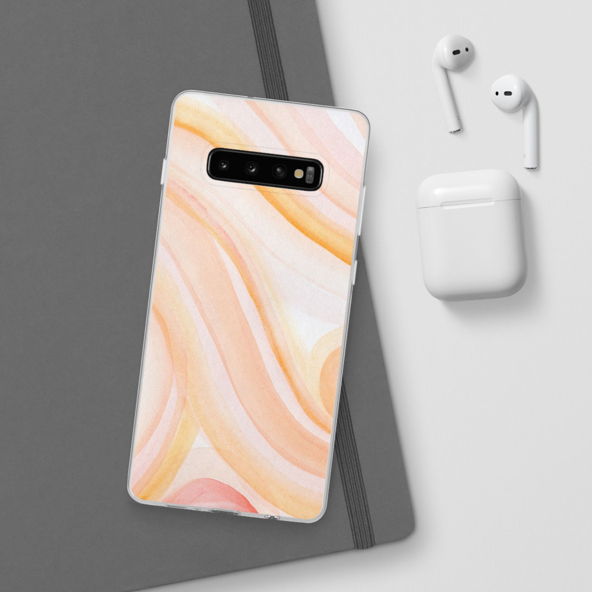 Aesthetic Phone Case, Soft Pastel Flexible Cover, Trendy Mobile Accessories, Gift for Her, Cute Phone Protection - FORMO