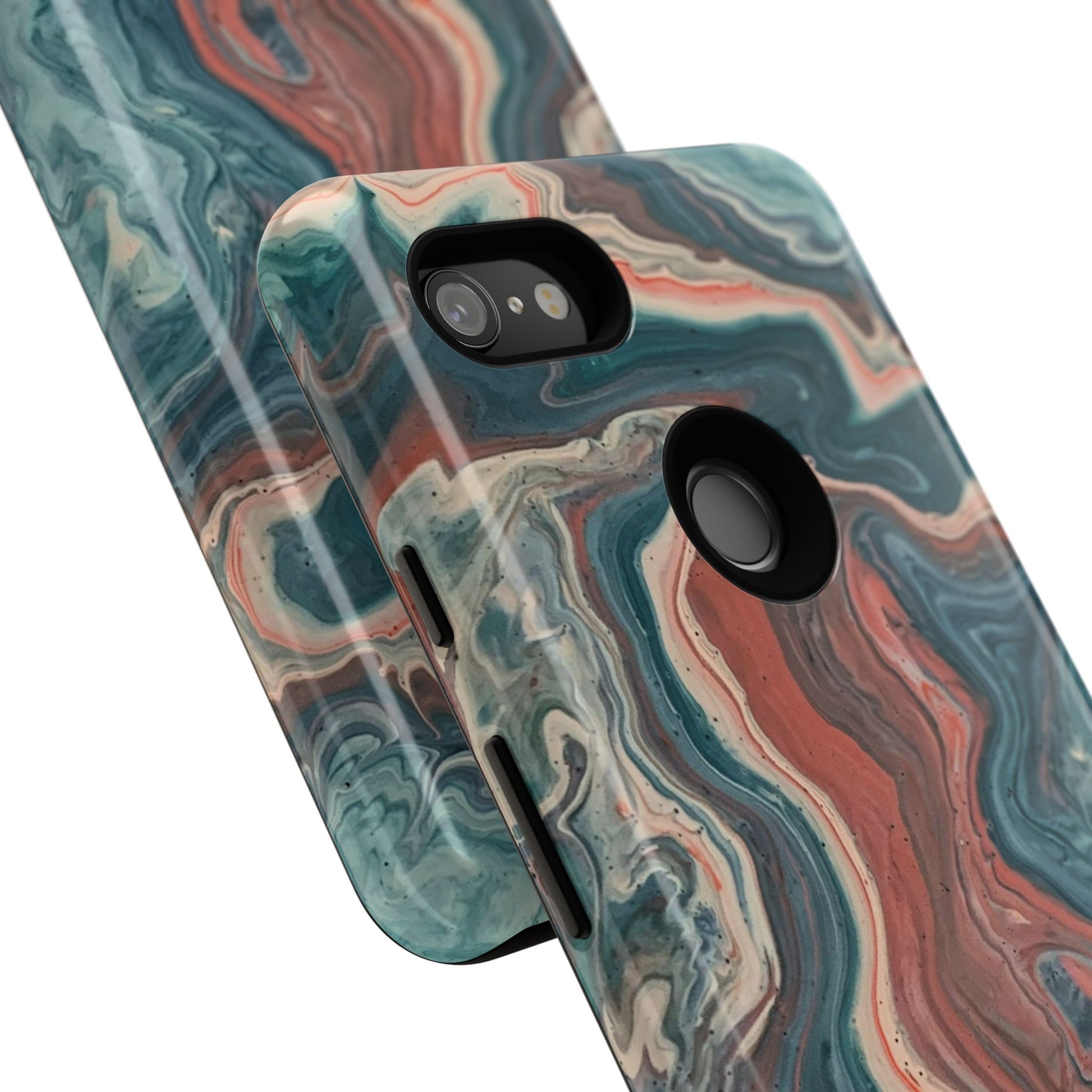 Artistic Phone Case, Tough Cases for Stylish Protection, Marble Design, Trendy Gift for Phone Lovers, Unique Cell Phone Accessory - FORMO