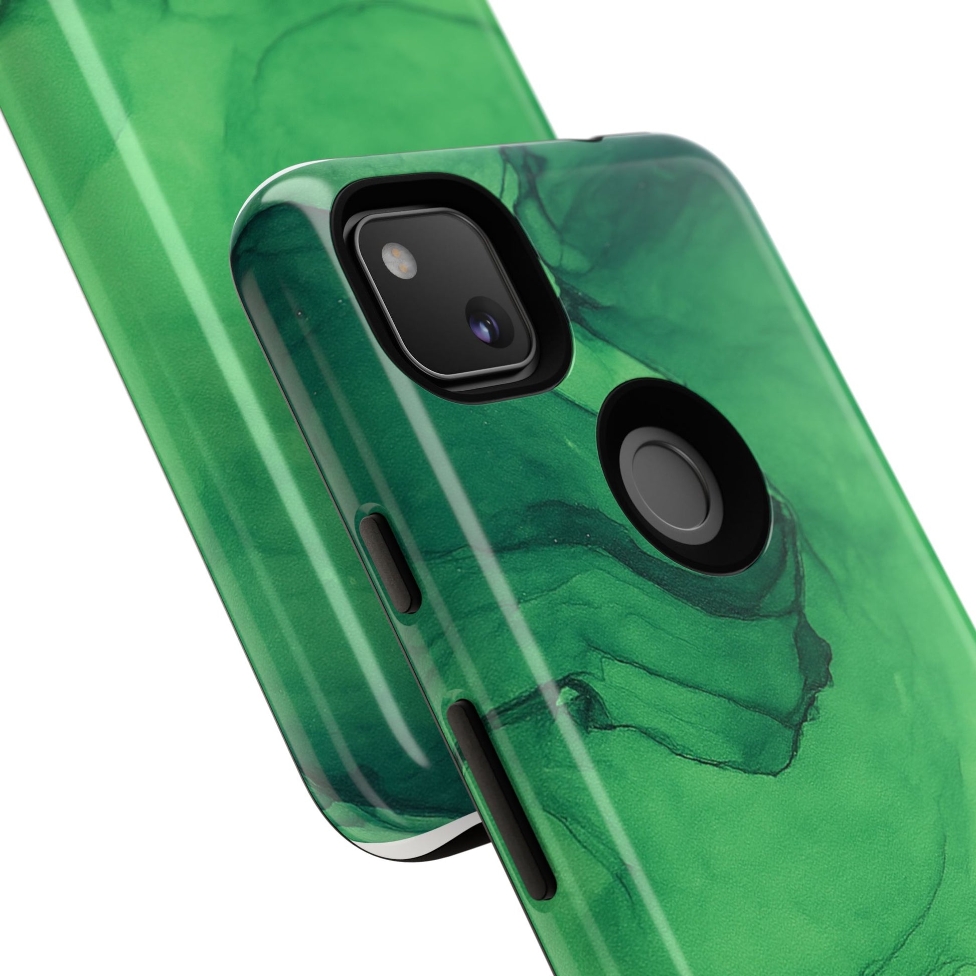 Stylish Phone Case for Nature Lovers, Tough Cases, Green Marble Design, Organic Aesthetic, Unique Gift, Eco-friendly Accessories